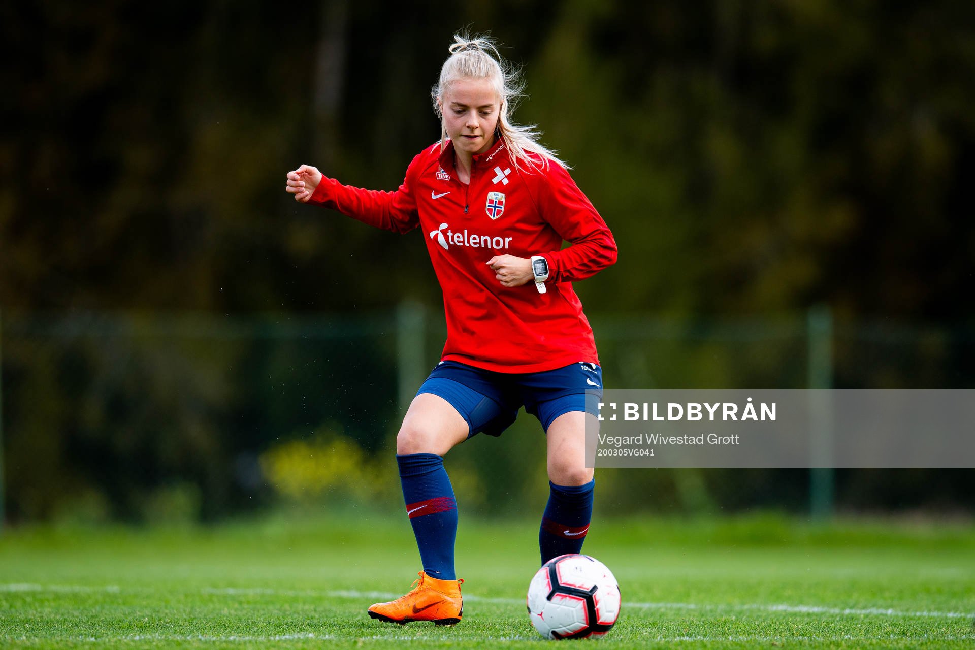 Emilie Woldvik of the Norwegian women’s national football