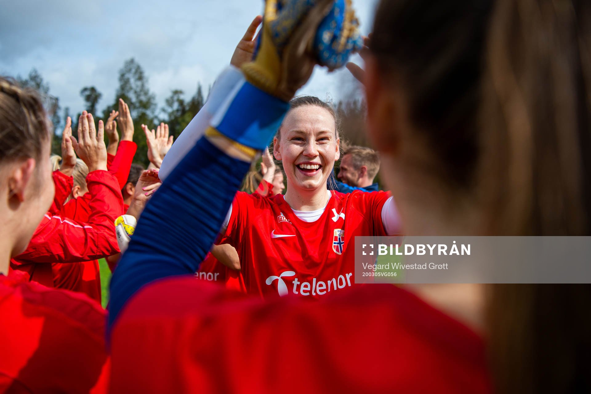 Stine Reinås of the Norwegian women’s national football