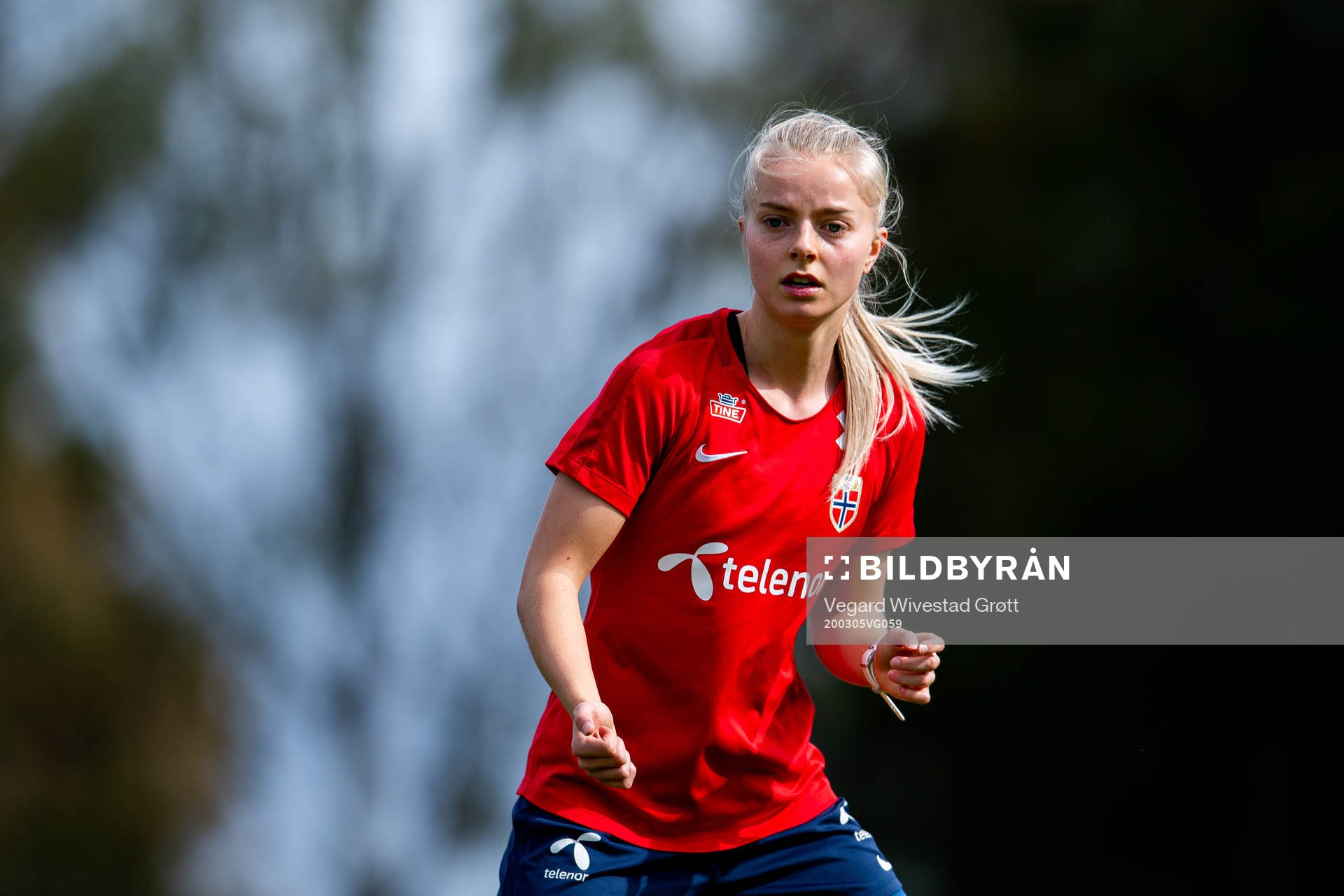 Emilie Woldvik of the Norwegian women’s national football