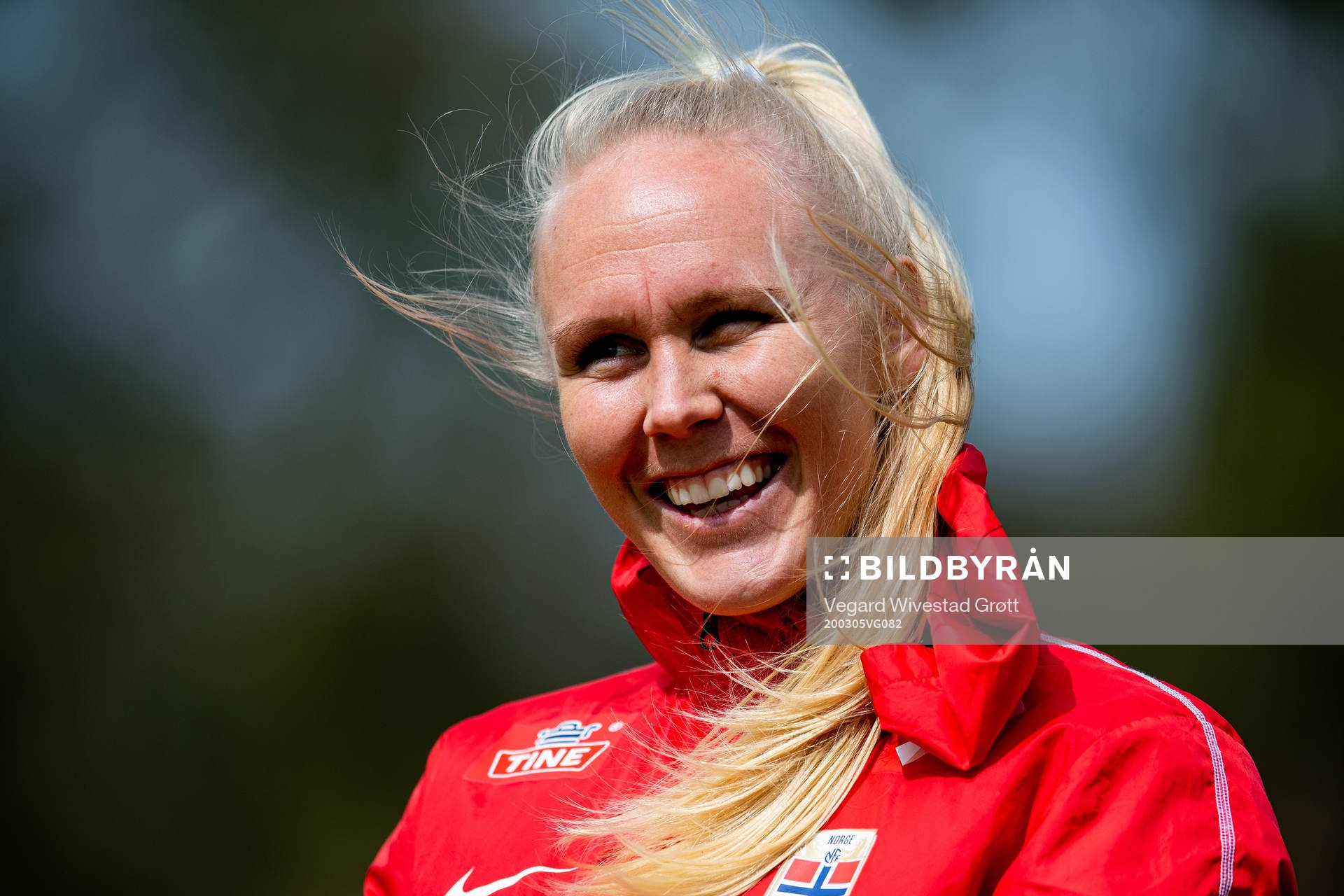 Maria Thorisdottir of the Norwegian women’s national