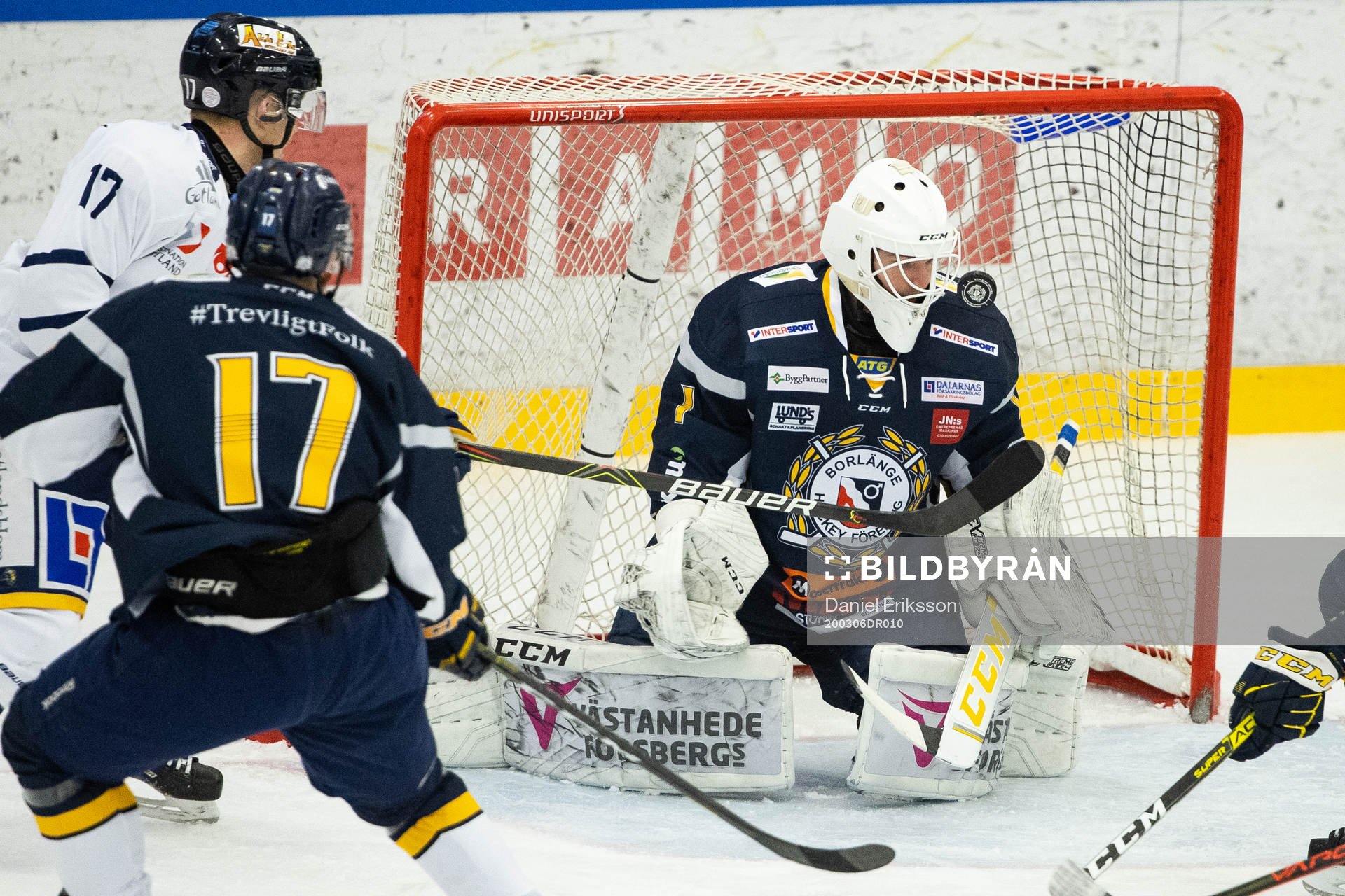 Borlänges målvakt Alexander Johansson