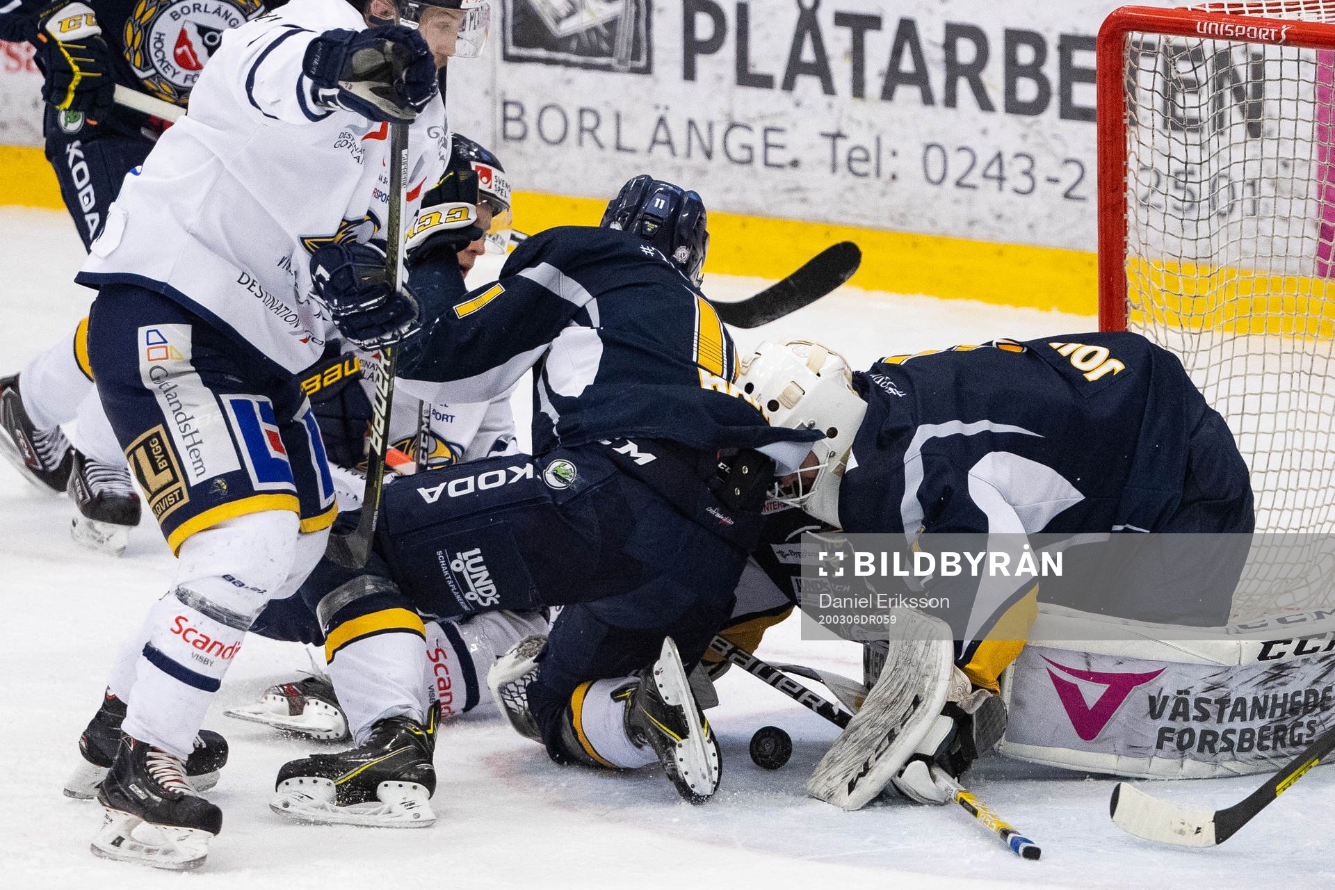 Borlänges målvakt Alexander Johansson