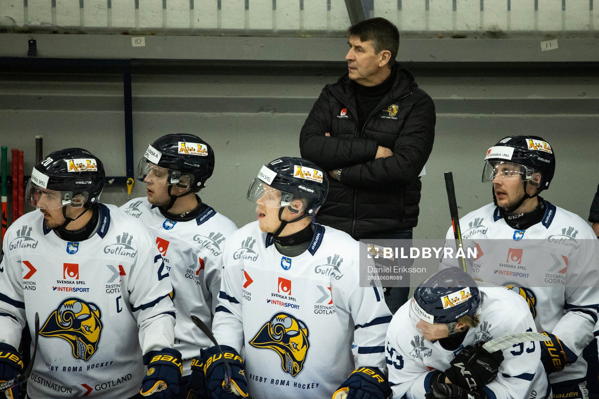 Visby/Romas tränare Hans Särkijärvi