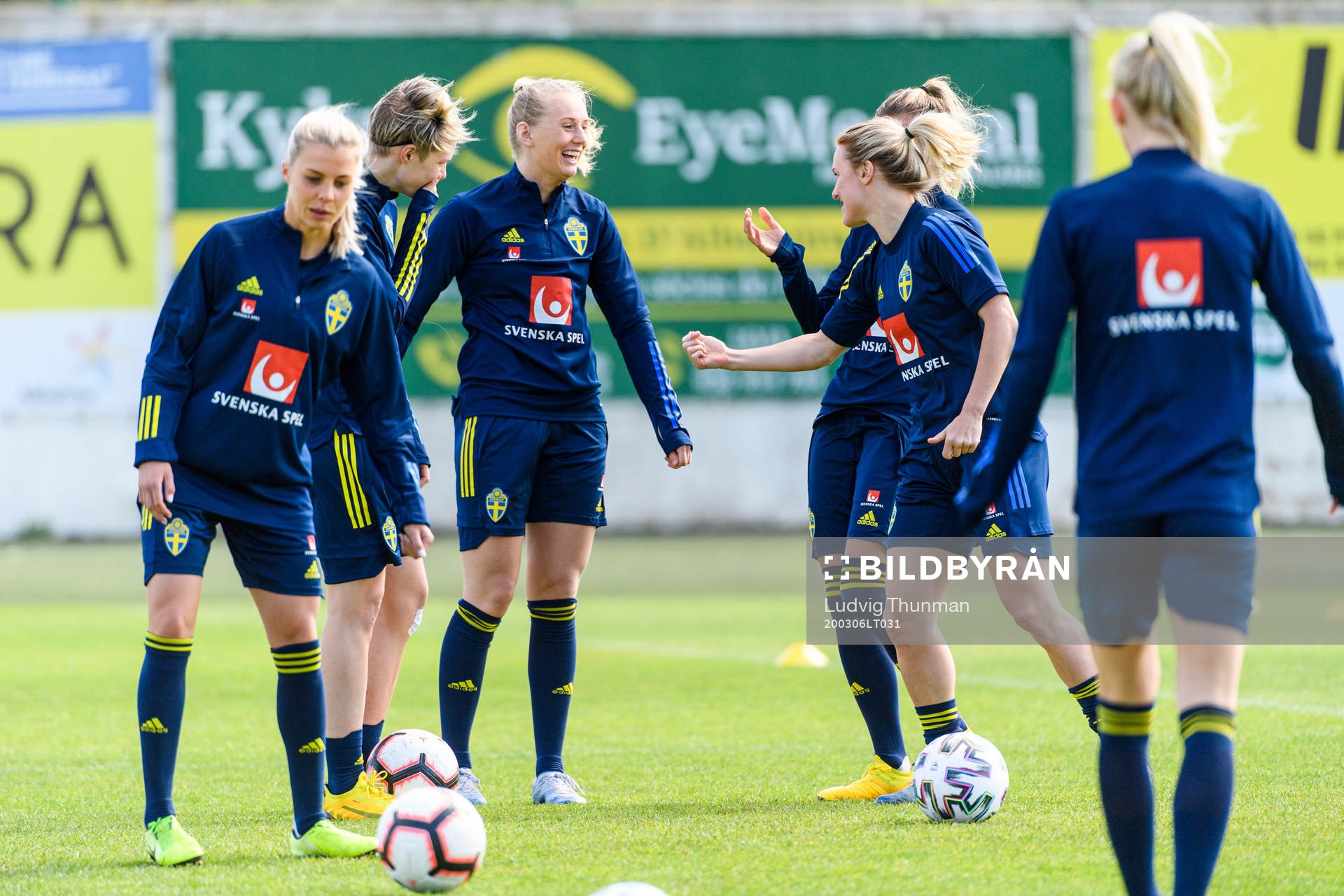 Stina Blackstenius and Mimmi Larsson