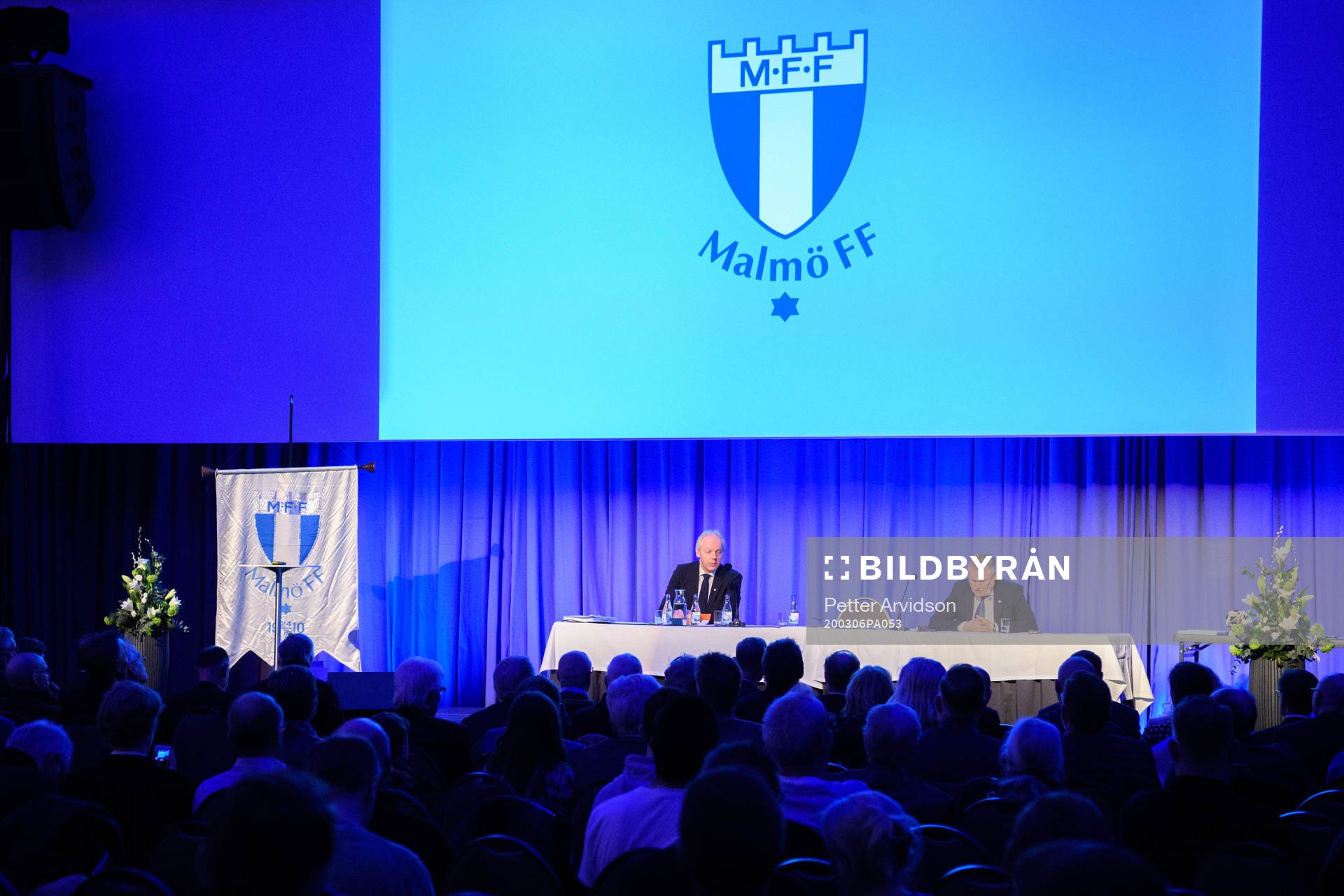 Sekreterare Pontus Hansson och ordförande Anders Pålsson