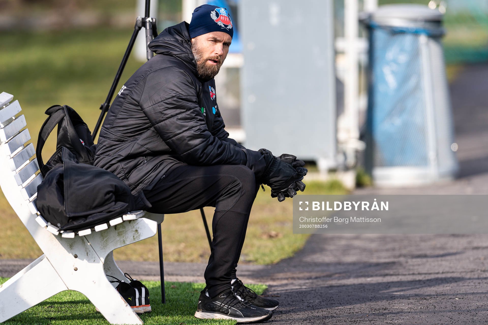 Helsingborgs tränare Olof Mellberg