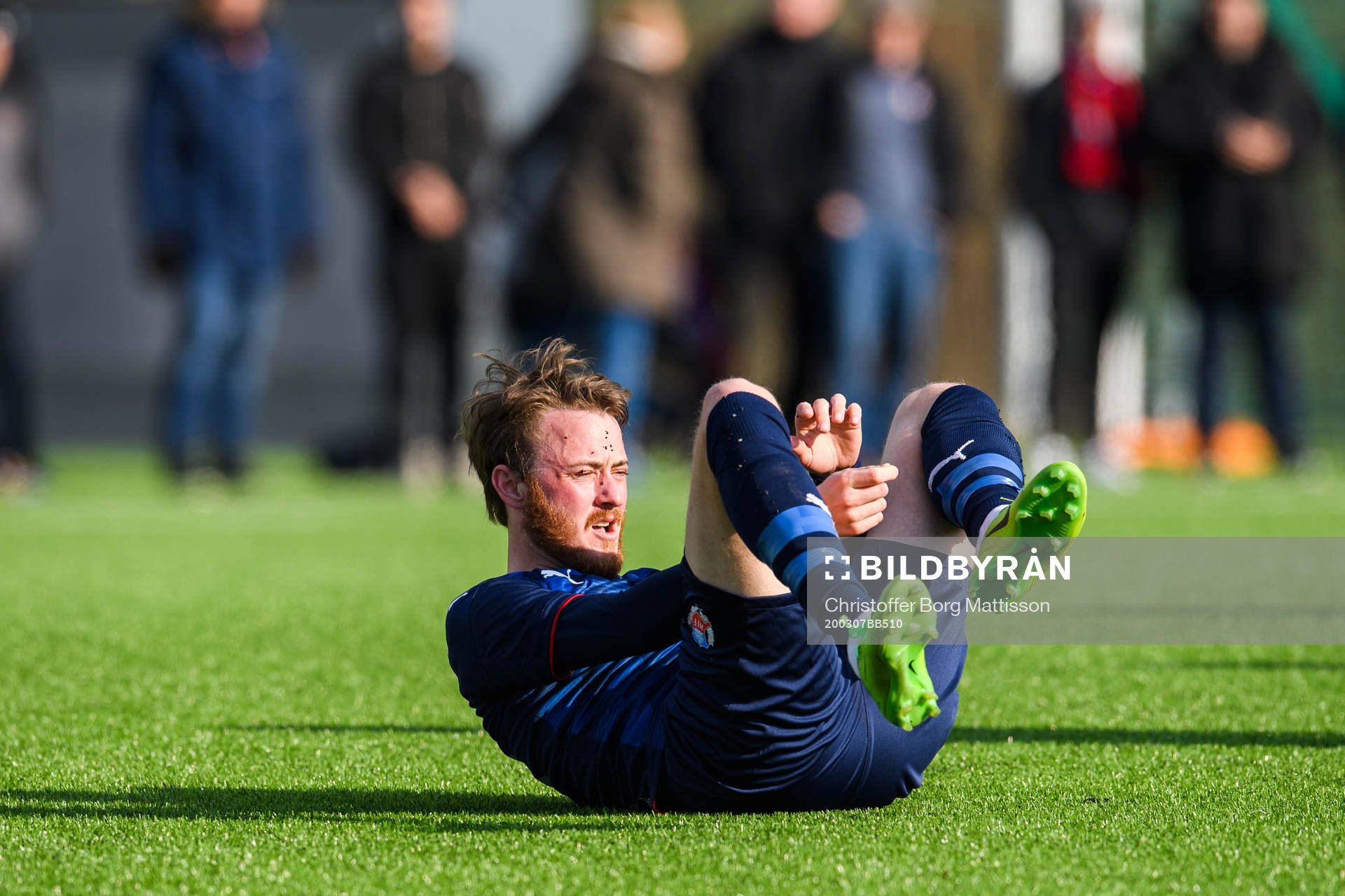 Helsingborgs Rasmus Jönsson har ont