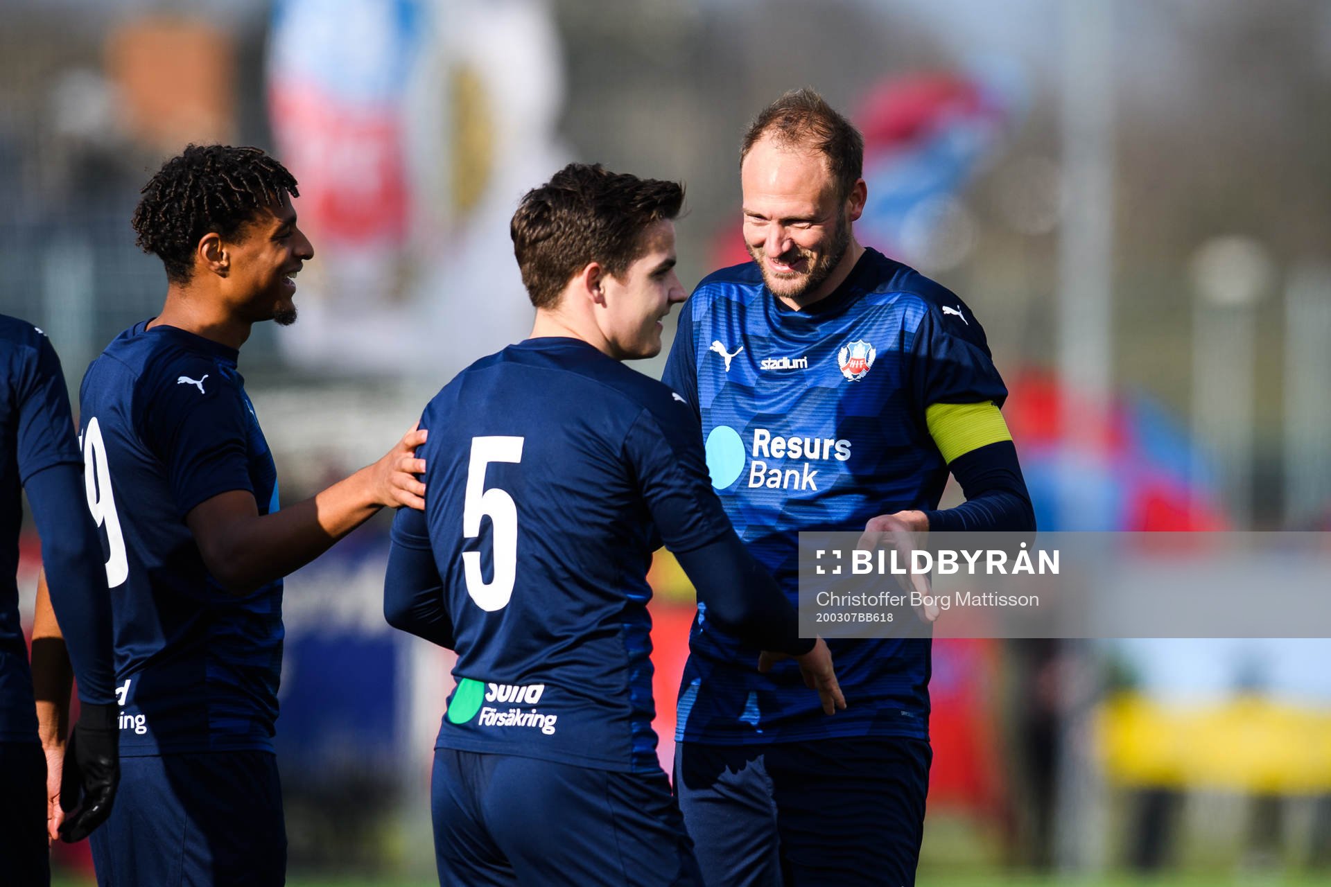Helsingborgs Brandur Hendriksson och Andreas Granqvist