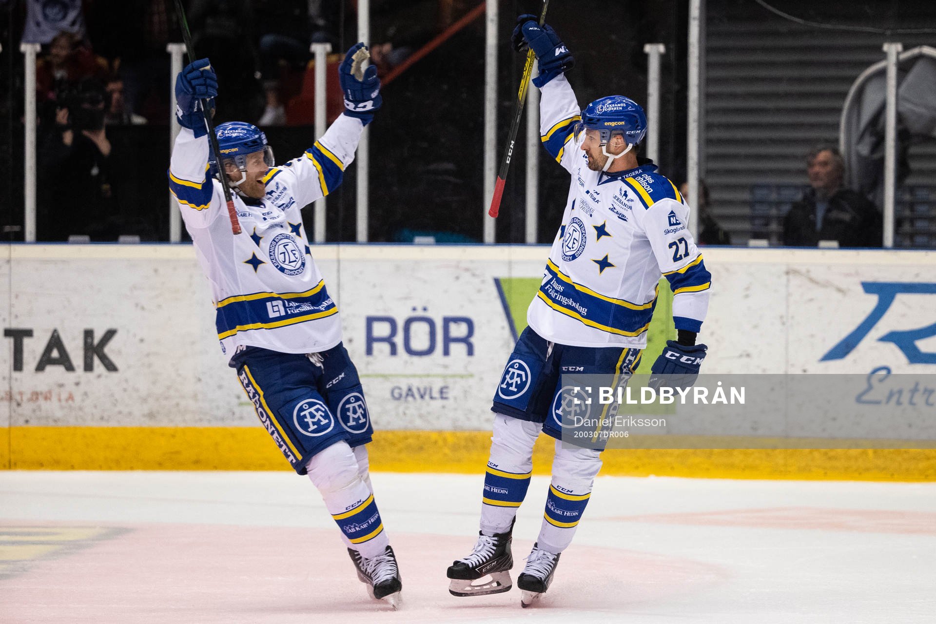 Leksands Marek Hrivik jublar