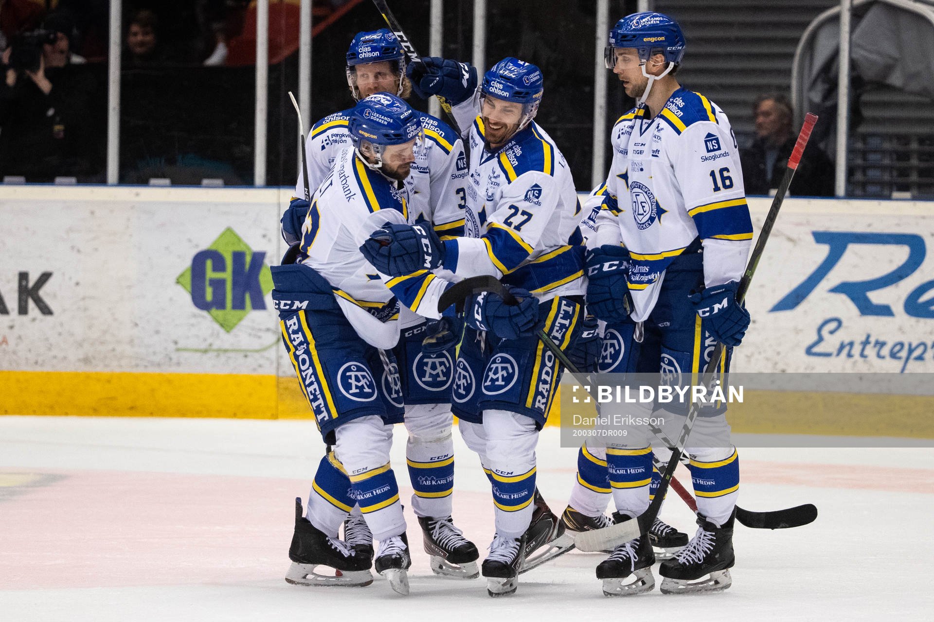 Leksands Marek Hrivik jublar