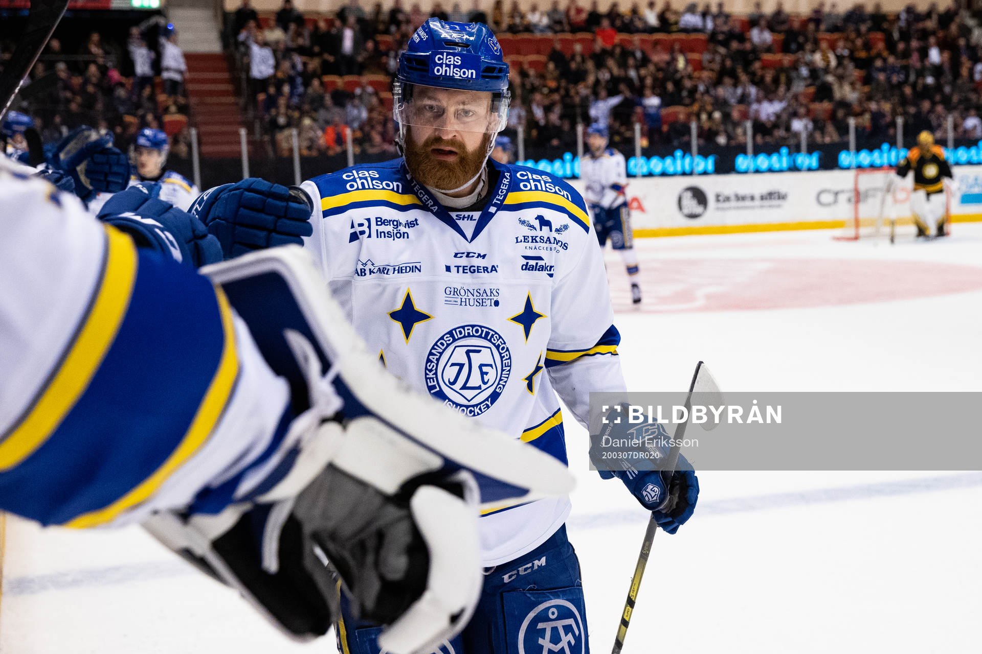 Leksands Mattias Ritola jublar