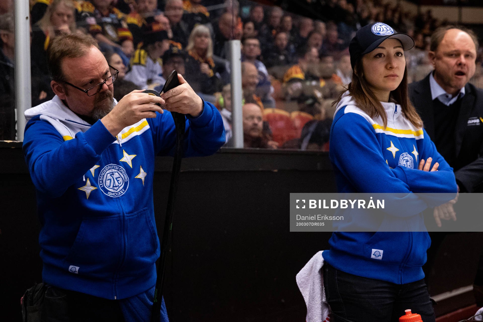 Leksands materialförvaltare Rob Flahiff och Leksands