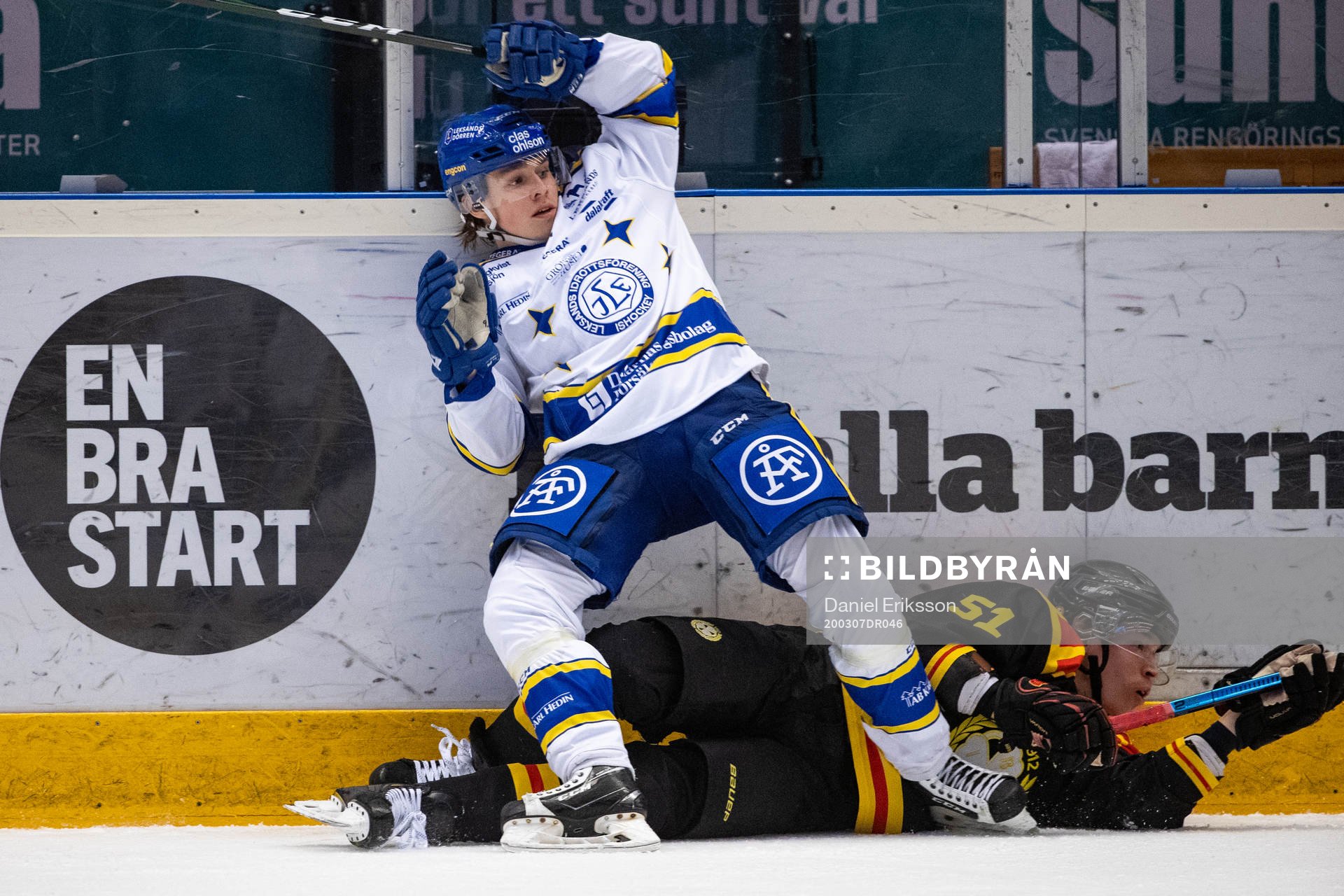 Leksands Marcus Karlberg och Brynäs Tomi Sallinen