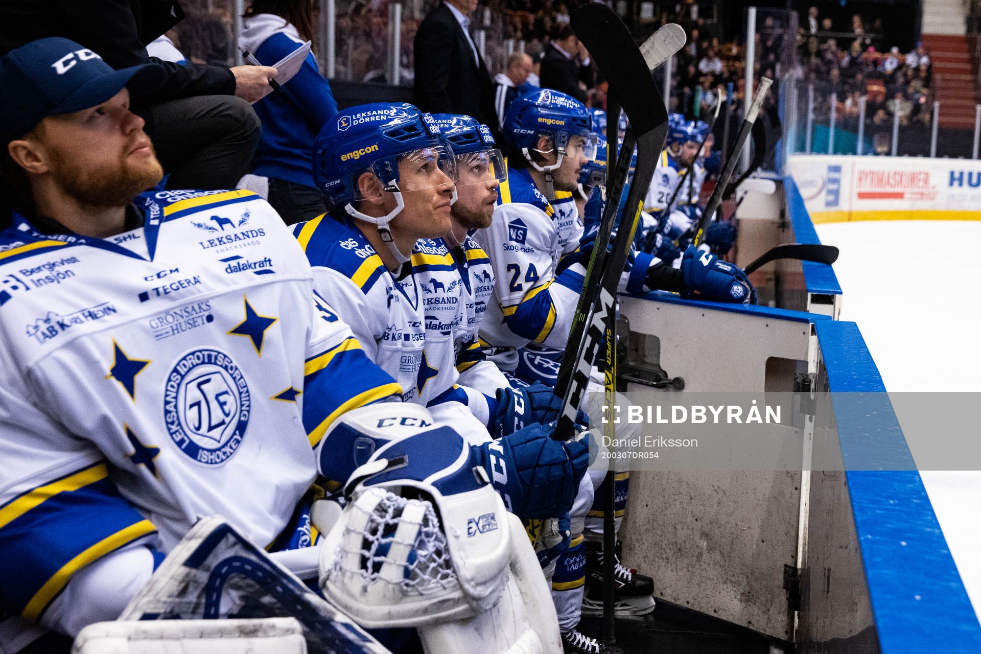 Leksands spelarna deppar