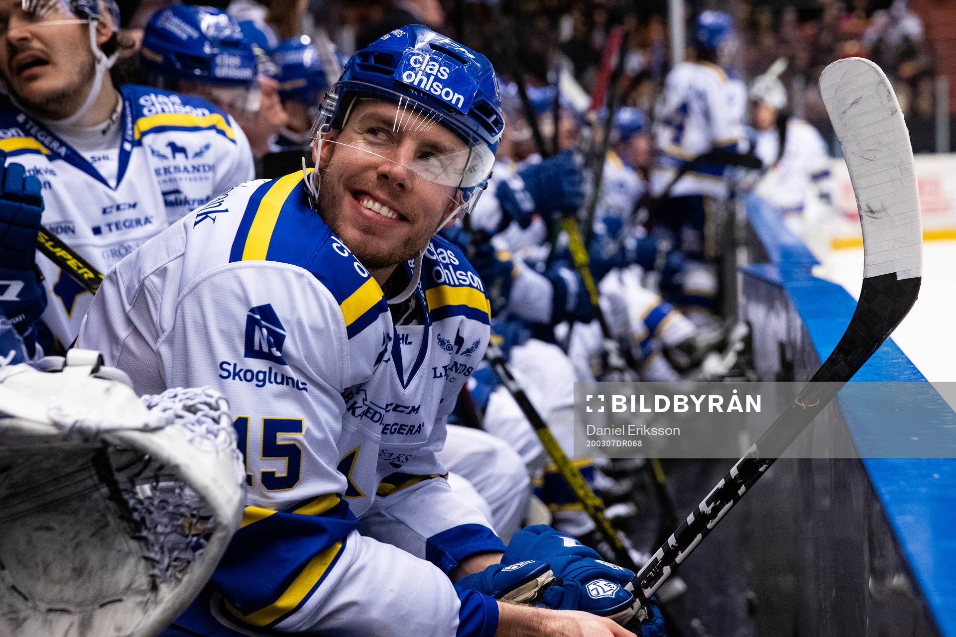 Leksands Matt Carey  glad