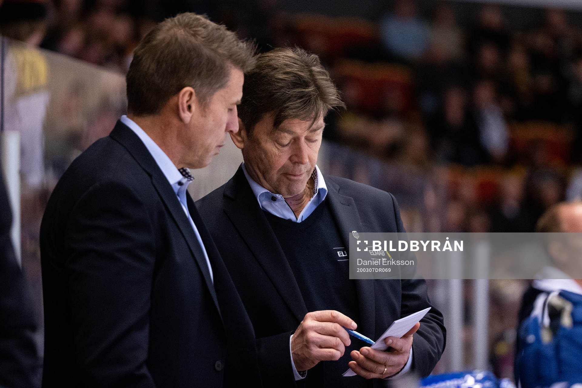 Leksands assisterande tränare Gunnar Persson och Leksands
