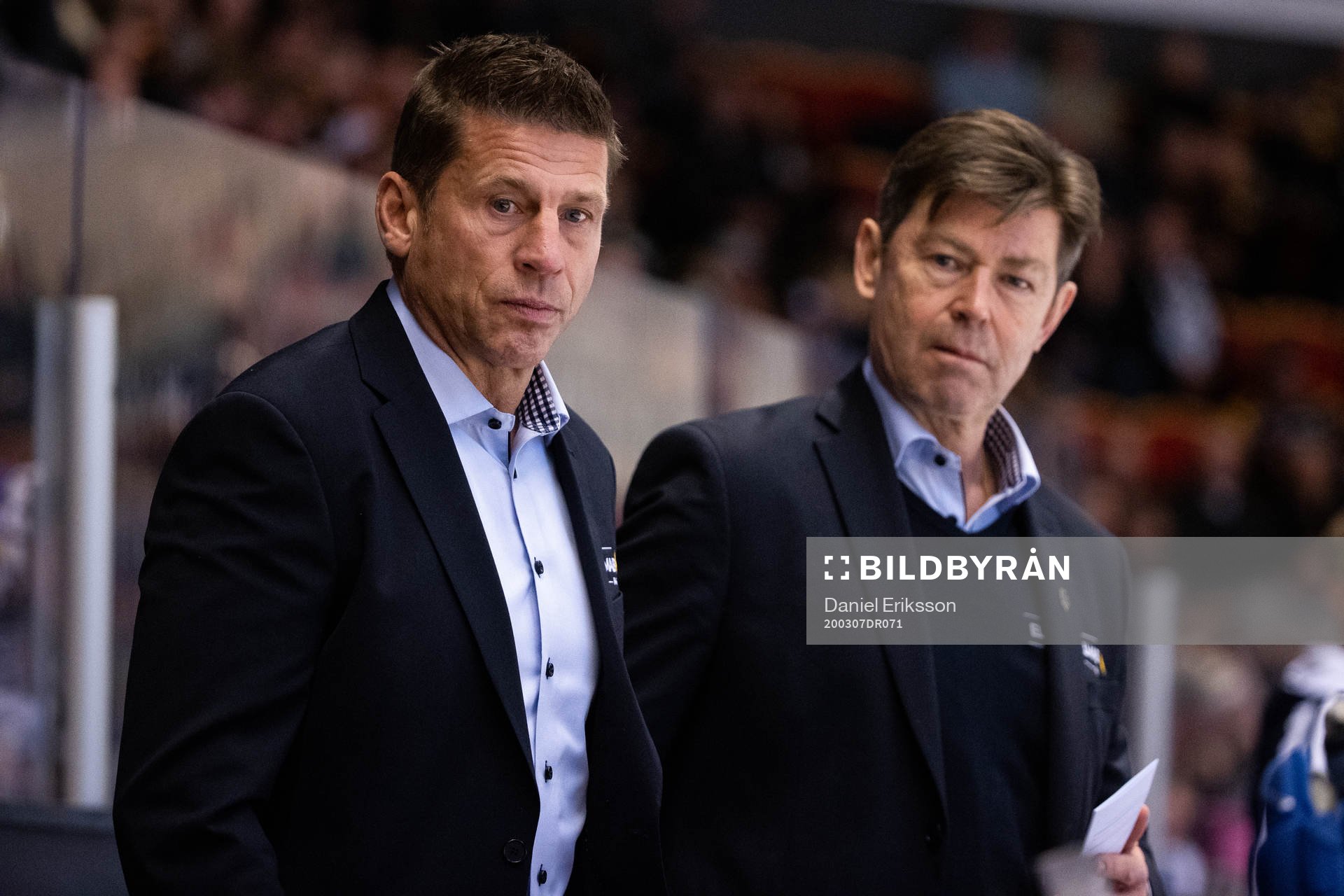 Leksands assisterande tränare Gunnar Persson och Leksands