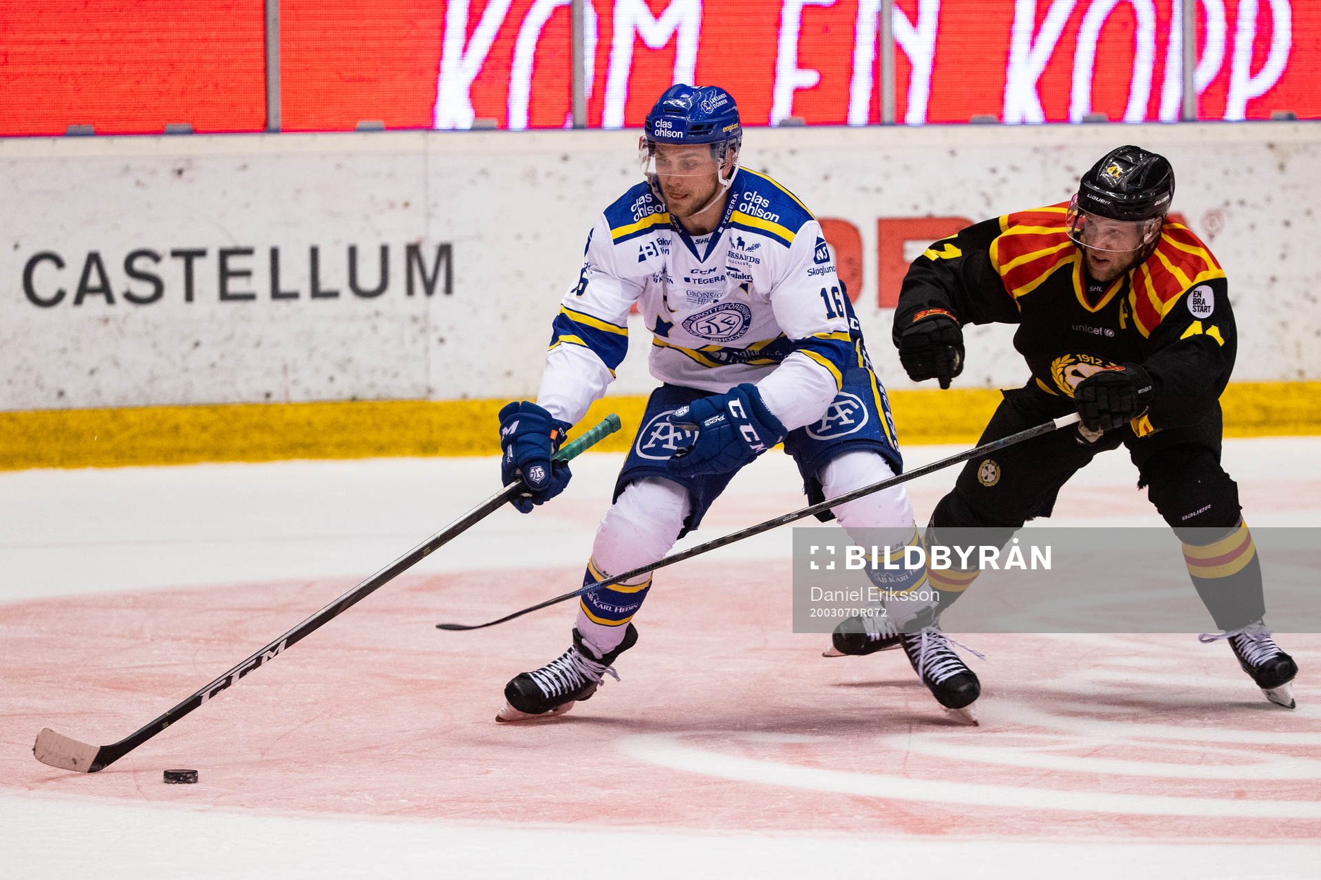 Leksands Daniel Gunnarsson och Brynäs Jacob Blomqvist