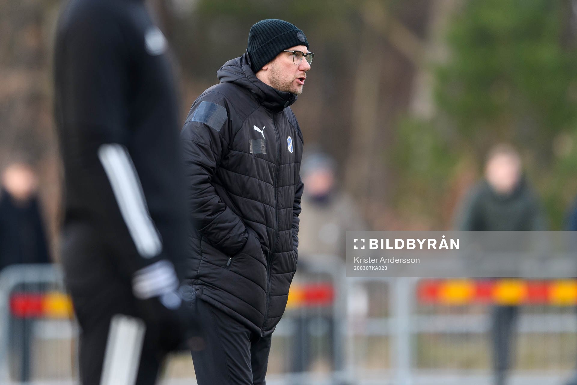 Halmstads tränare Magnus Haglund