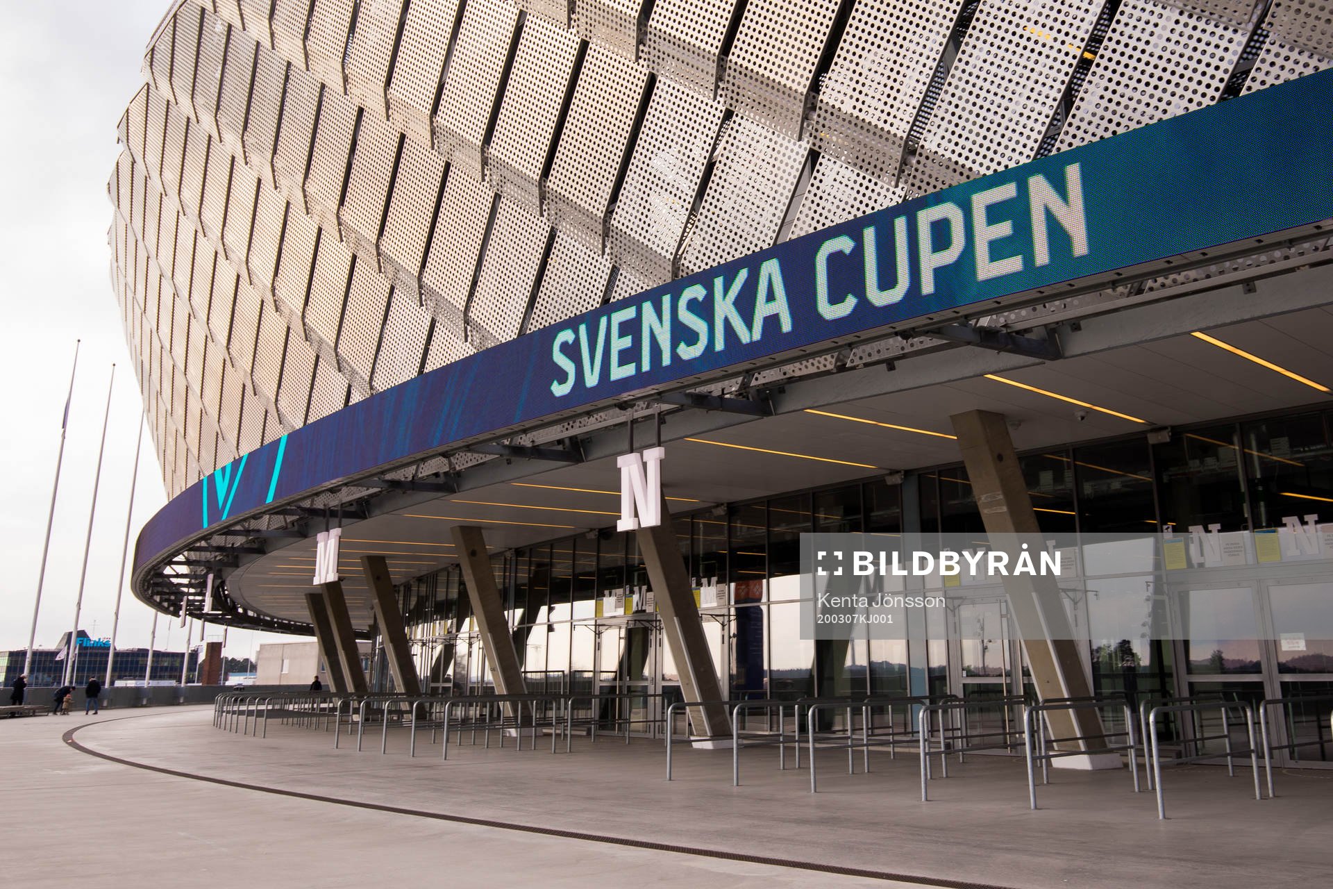 Exteriör av Tele2 Arena