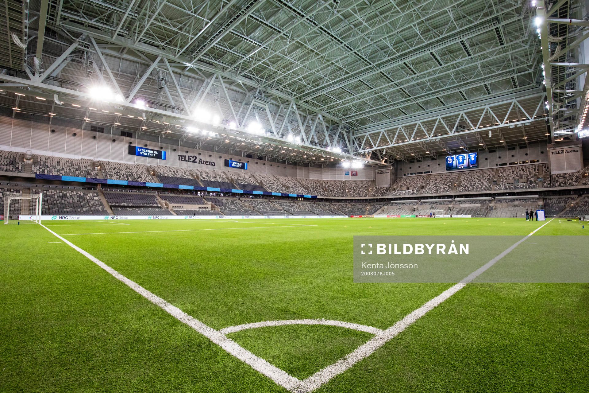 Interiör av Tele2 Arena