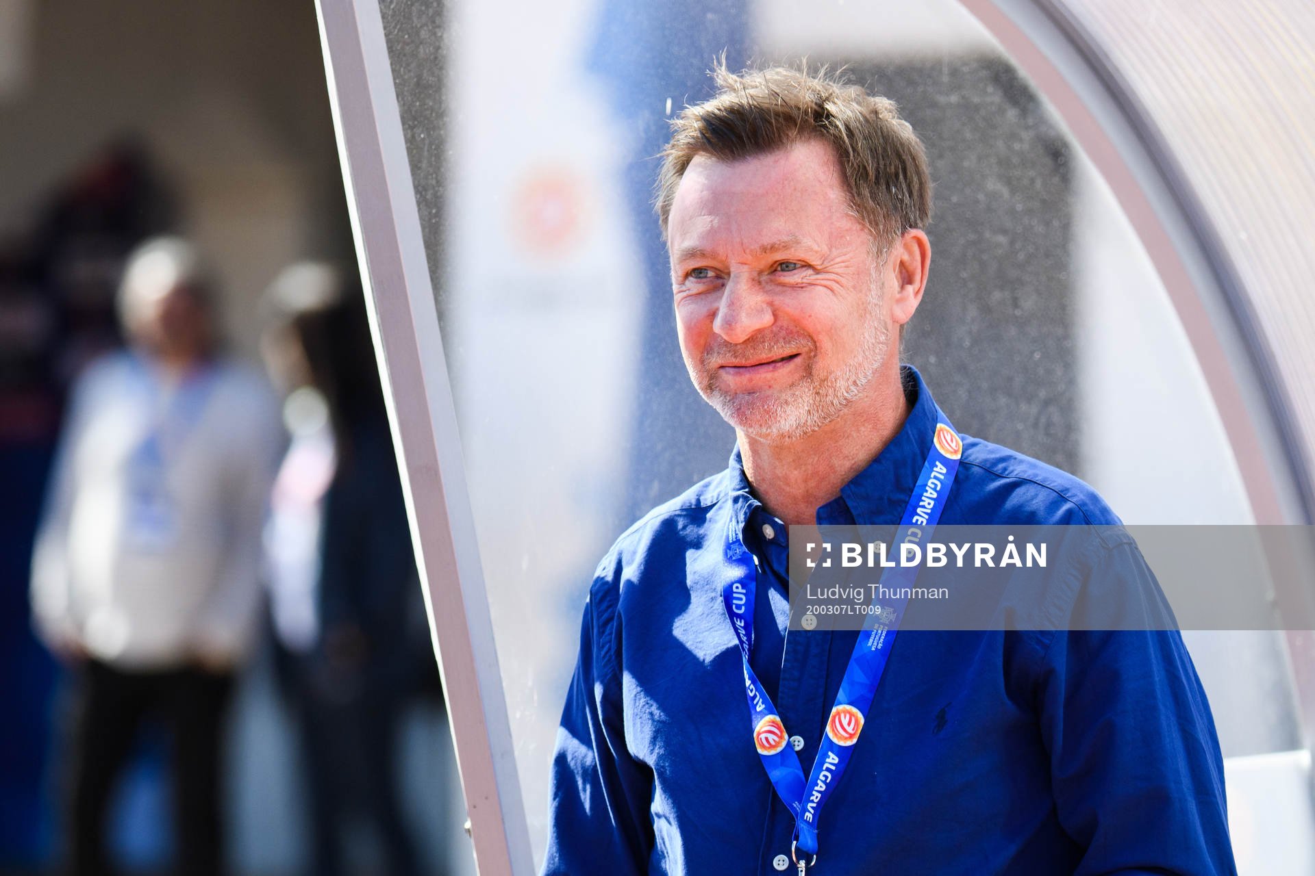 Peter Gerhardsson, head coach of Sweden