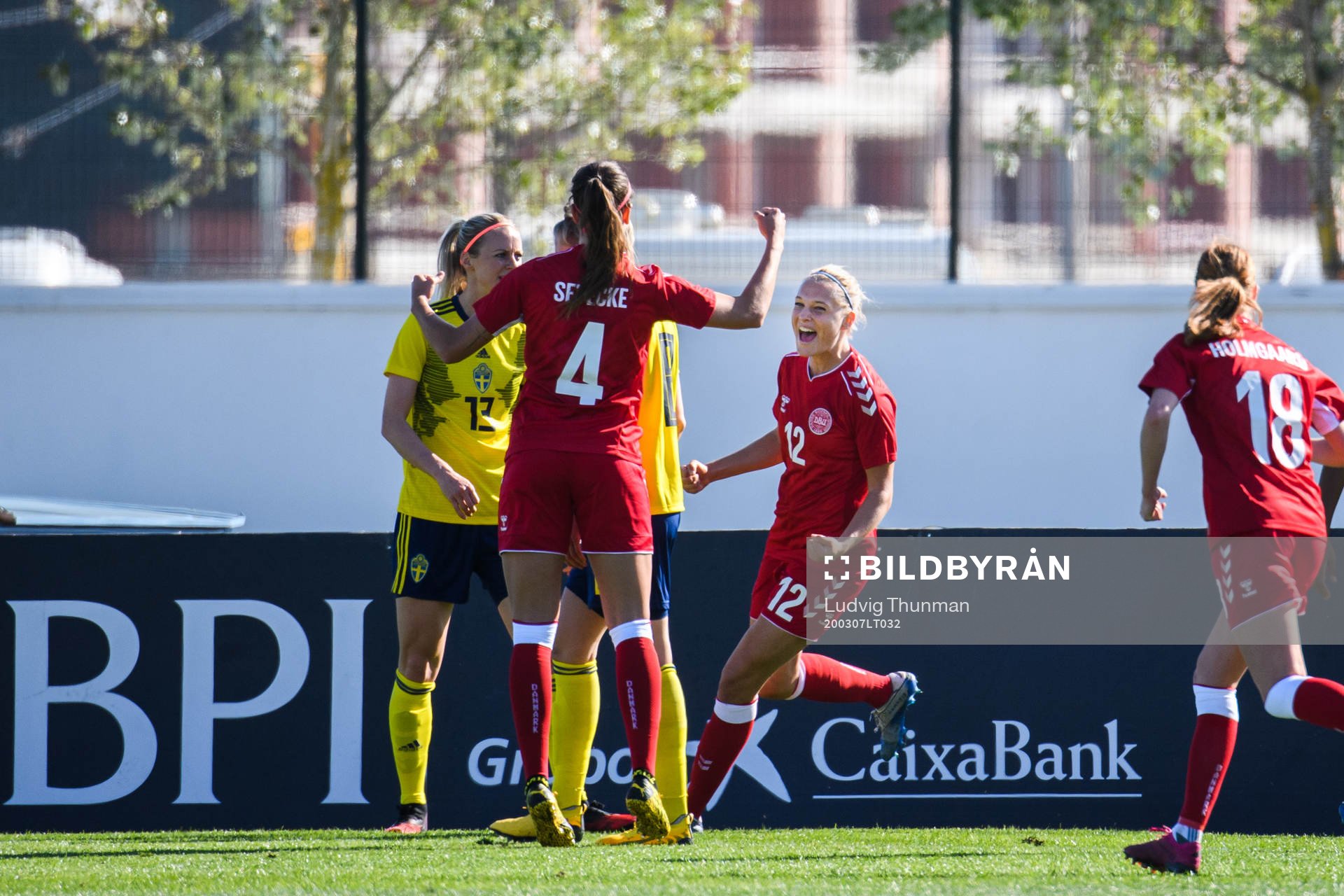 Stine Larsen and Rikke Læntver Sevecke of Denmark