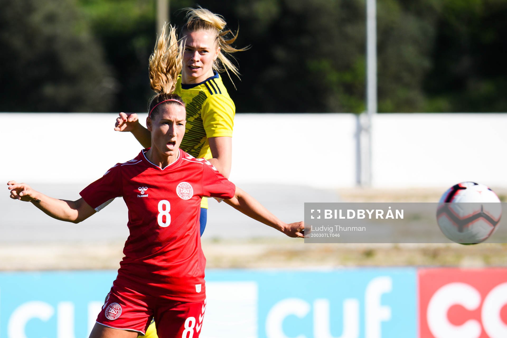 Fridolina Rolfö of Sweden and Theresa Eslund of Denmark
