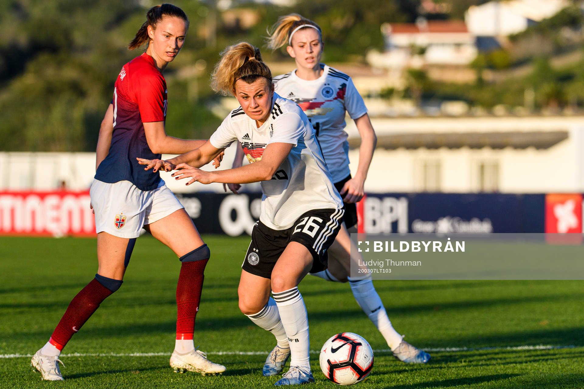 Lena Lattwein of Germany during the Algarve Cup match between Germany and Norway on March 7, 2020 in Lagos.