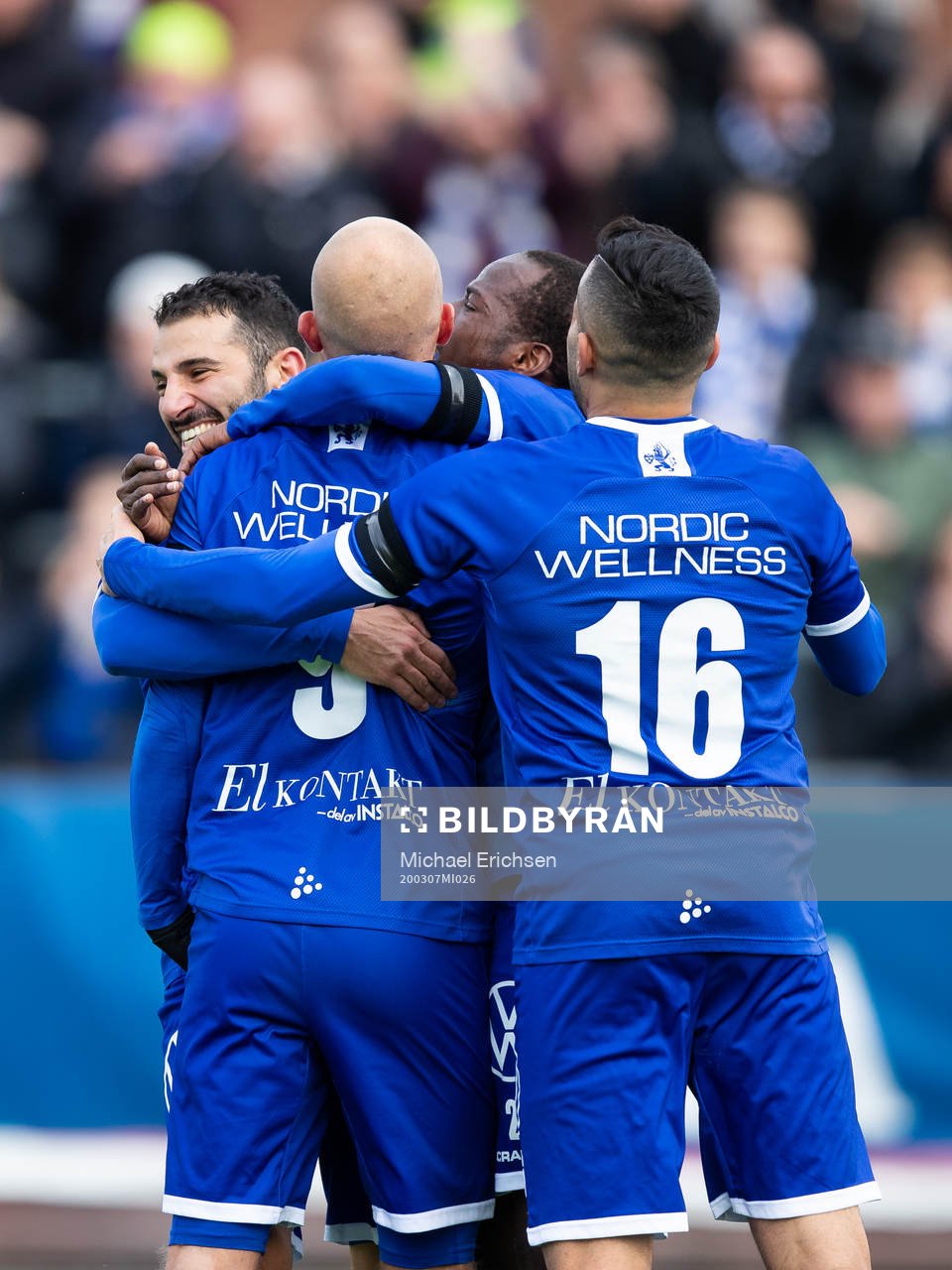 IFK Göteborgs Robin Söder jublar med lagkamrater