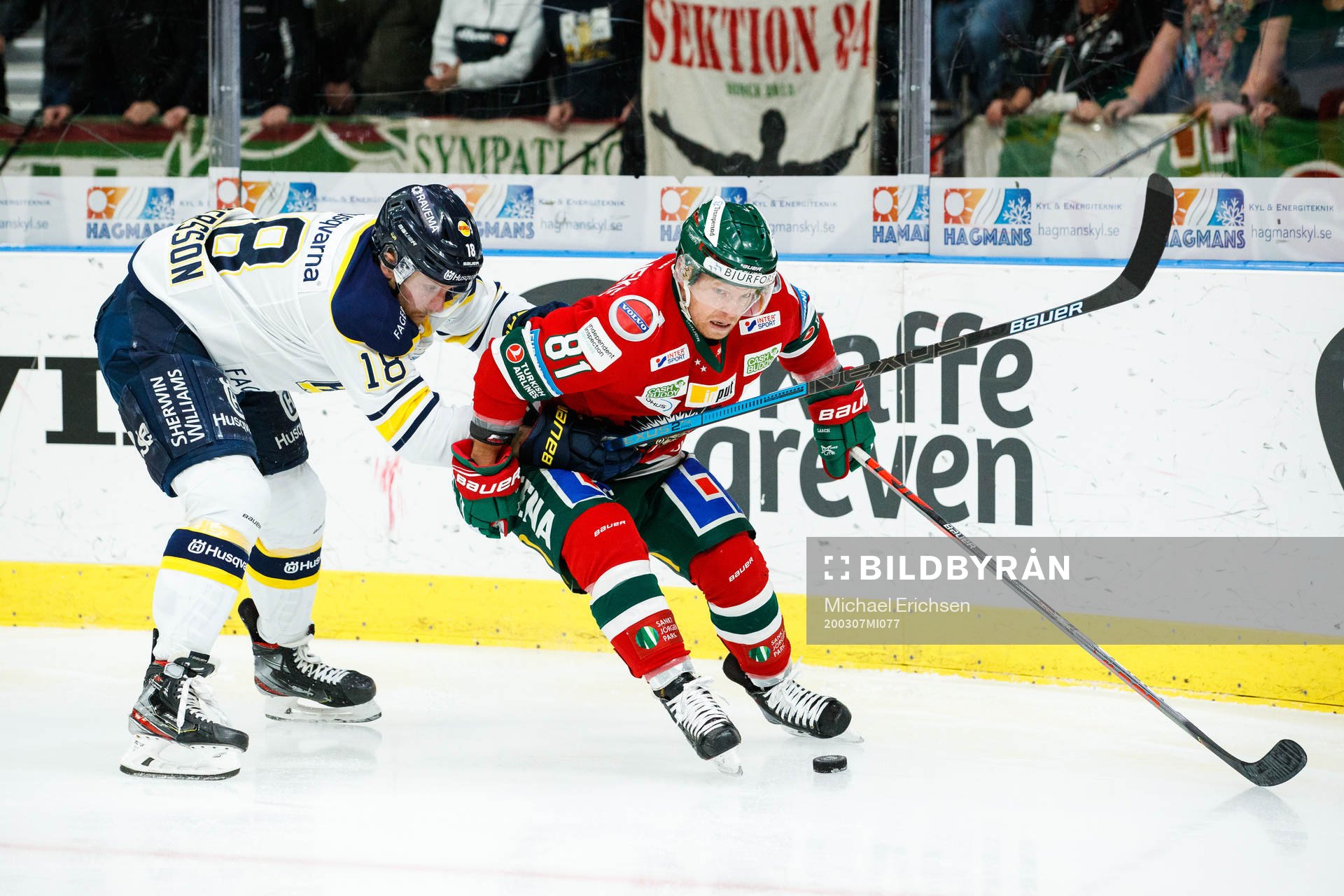 s Joakim Andersson och Frölundas Ryan Lasch