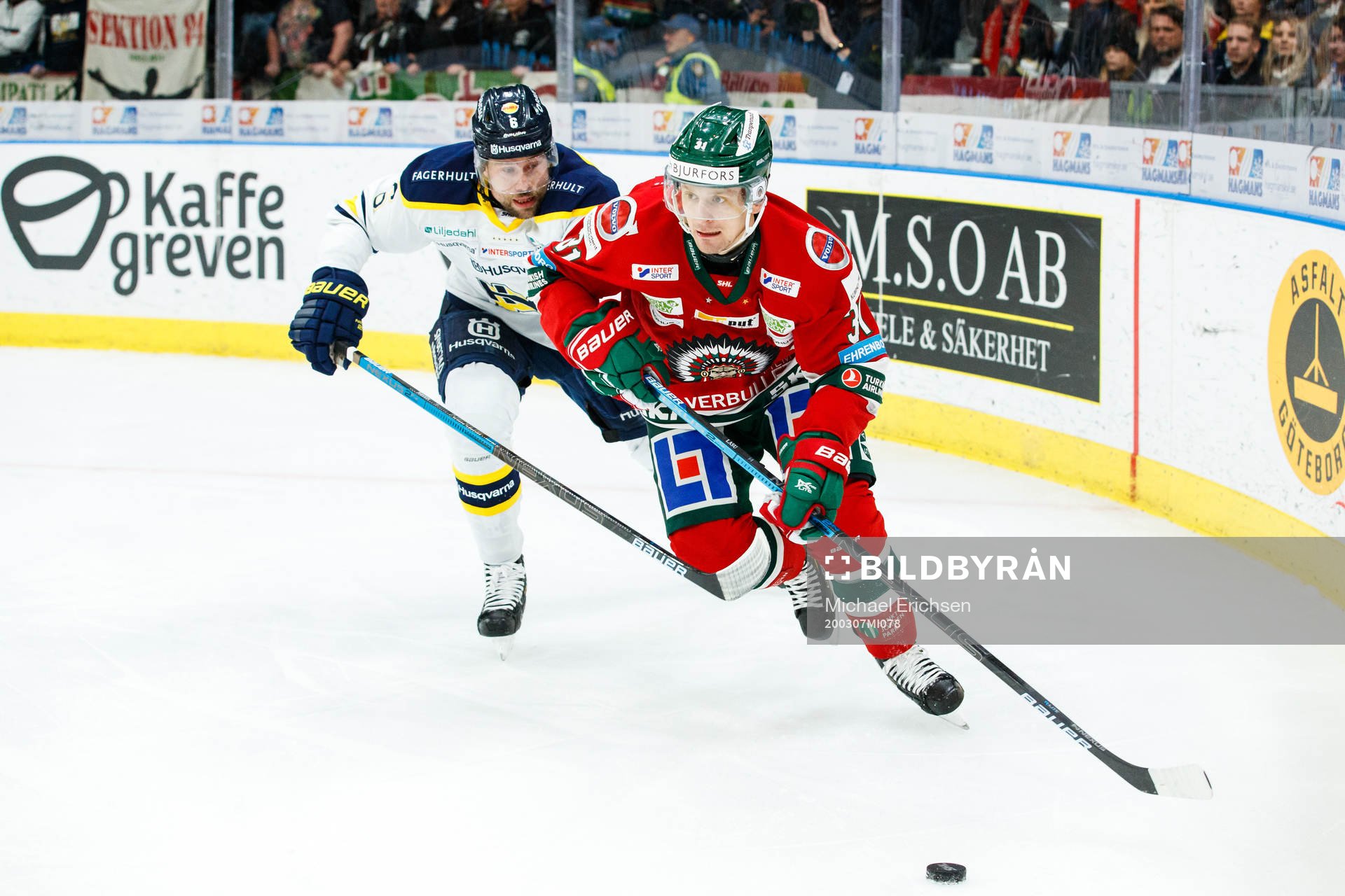 s Christoffer Persson och Frölundas Nicklas Lasu