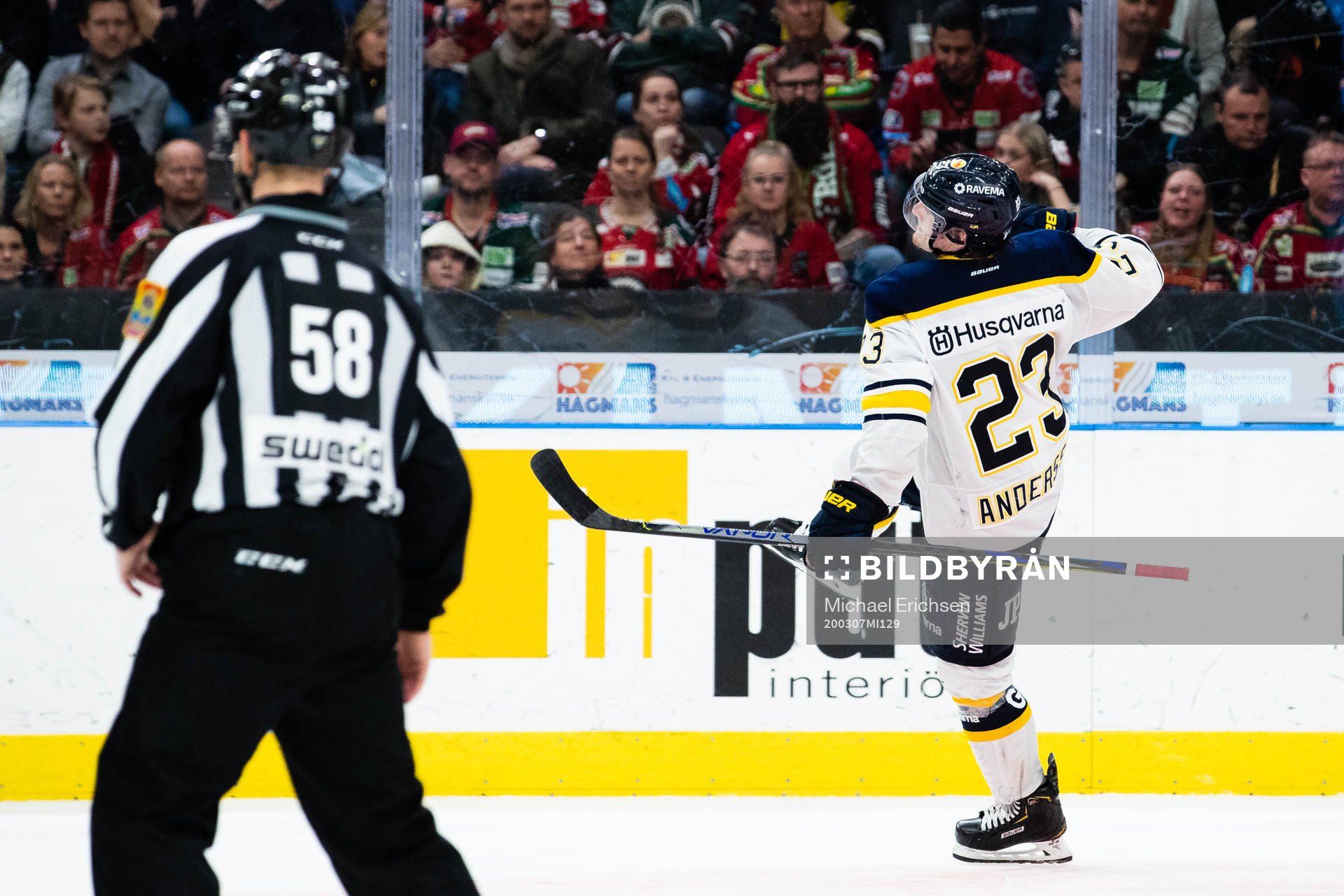 s Lias Andersson jublar