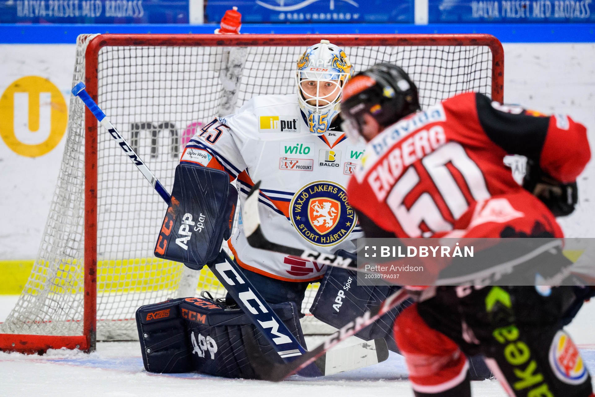 Växjös målvakt Viktor Andrén