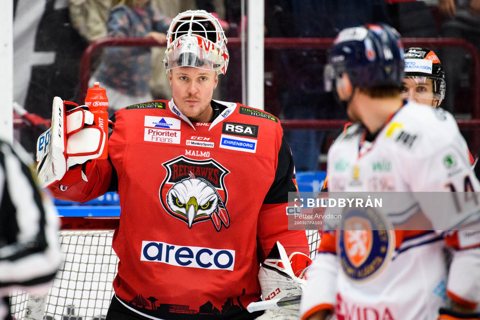 Malmö Redhawks målvakt Lars Volden