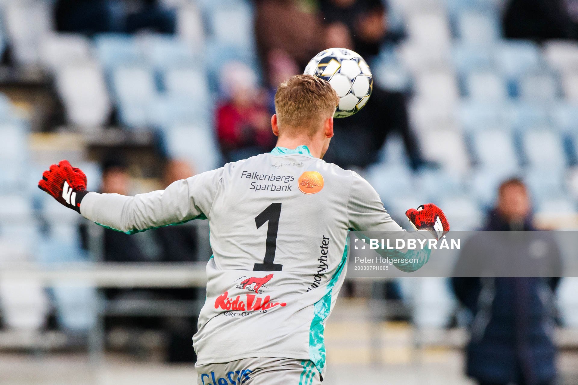 Falkenbergs målvakt Johan Brattberg