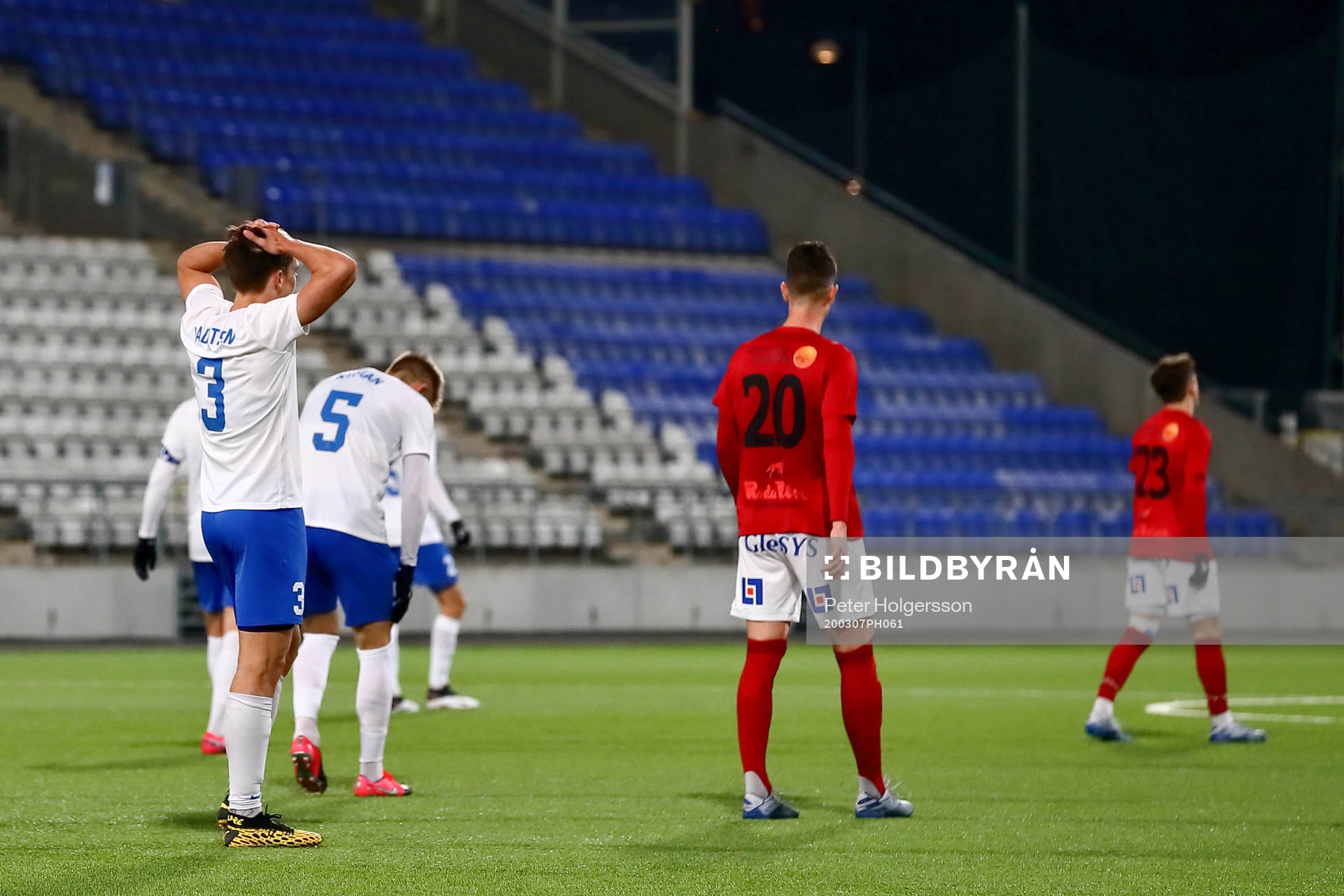 IFK Norrköpings Rasmus Stensbæk Lauritsen deppar