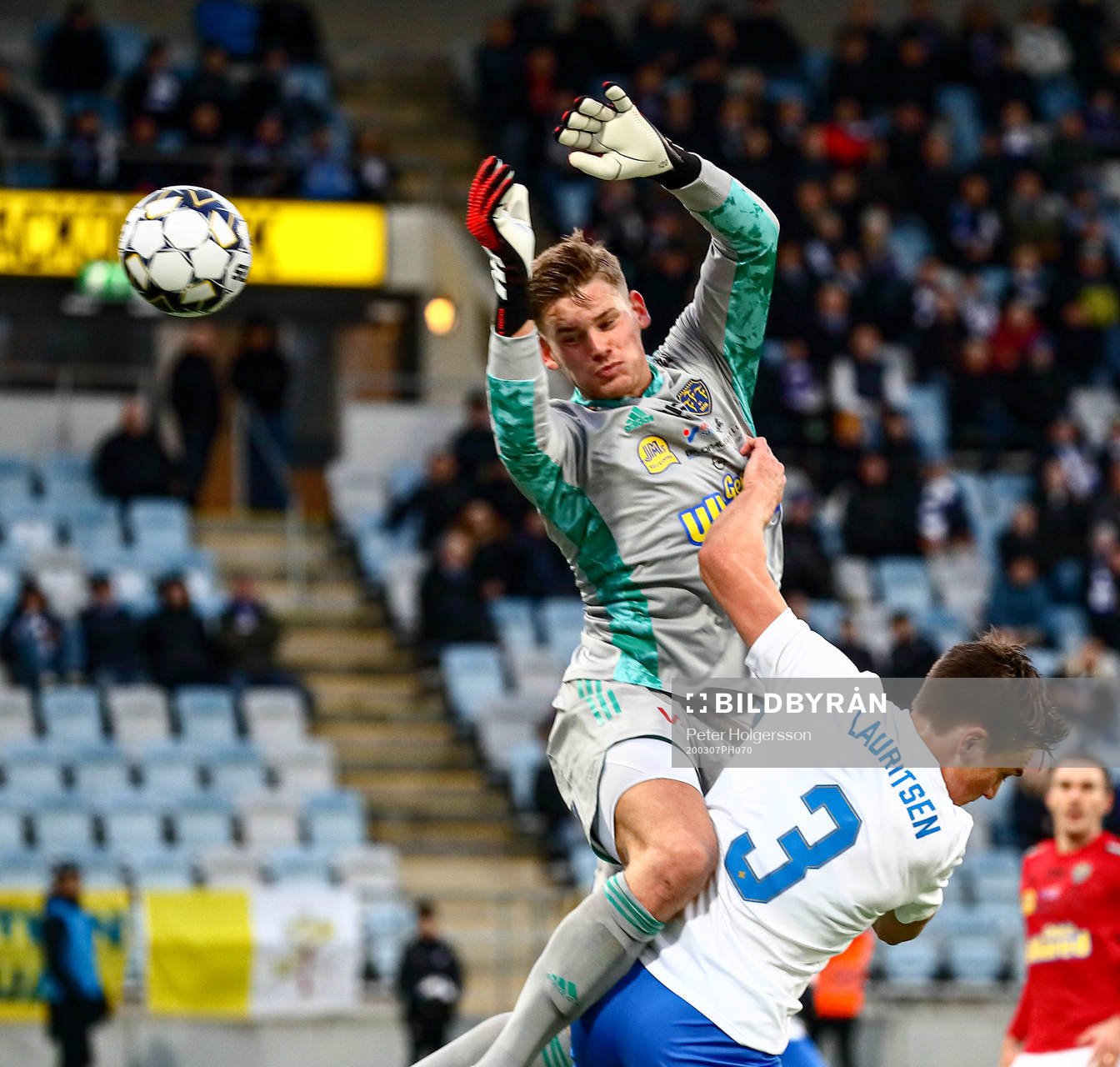Falkenbergs målvakt Johan Brattberg