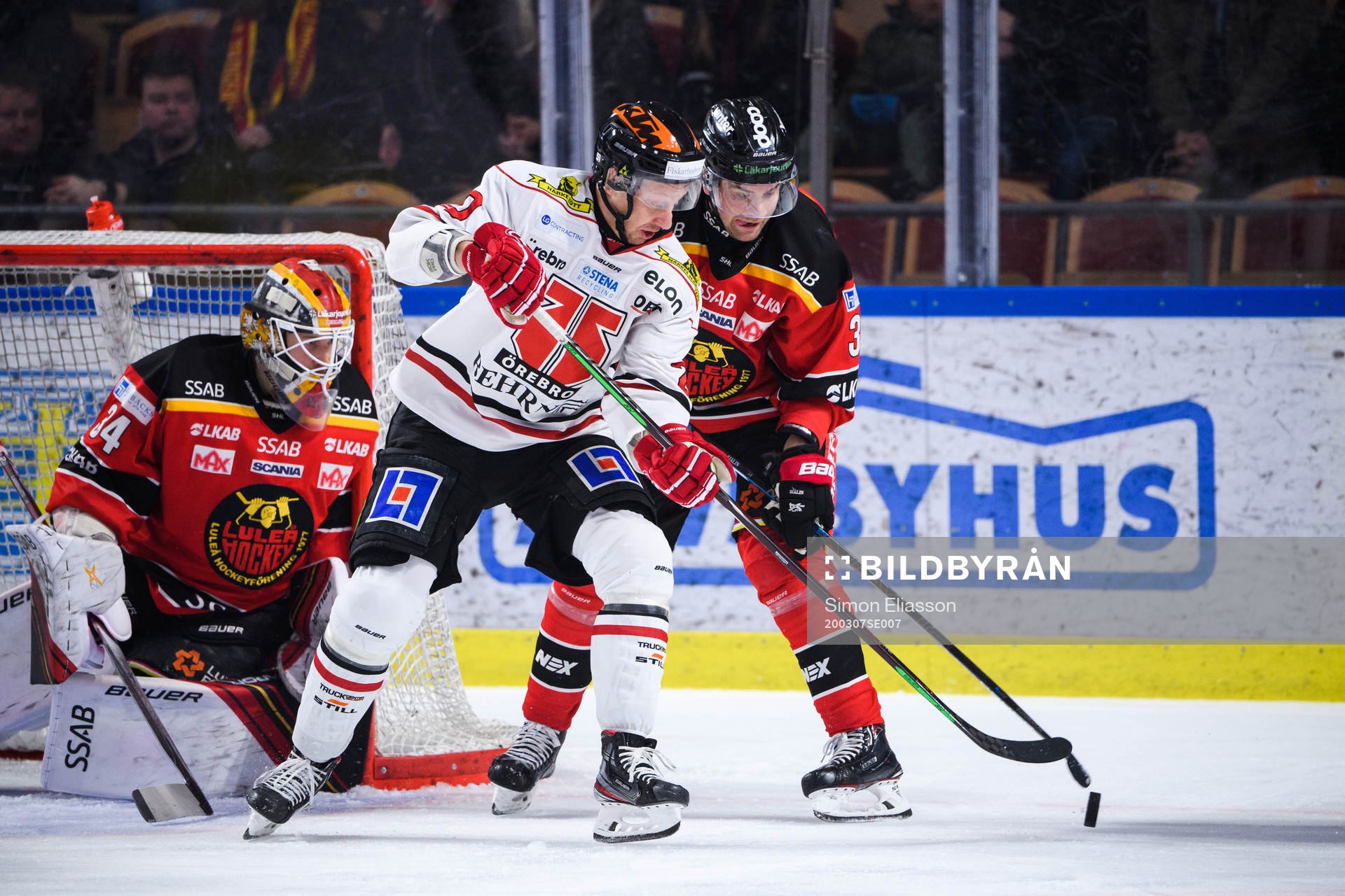Örebros Marcus Weinstock och Luleås Pontus Själin