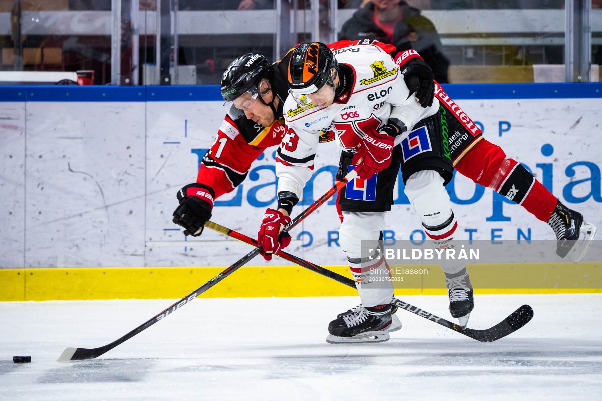 Örebros Sakari Salminen och Luleås Juhani Tyrväinen