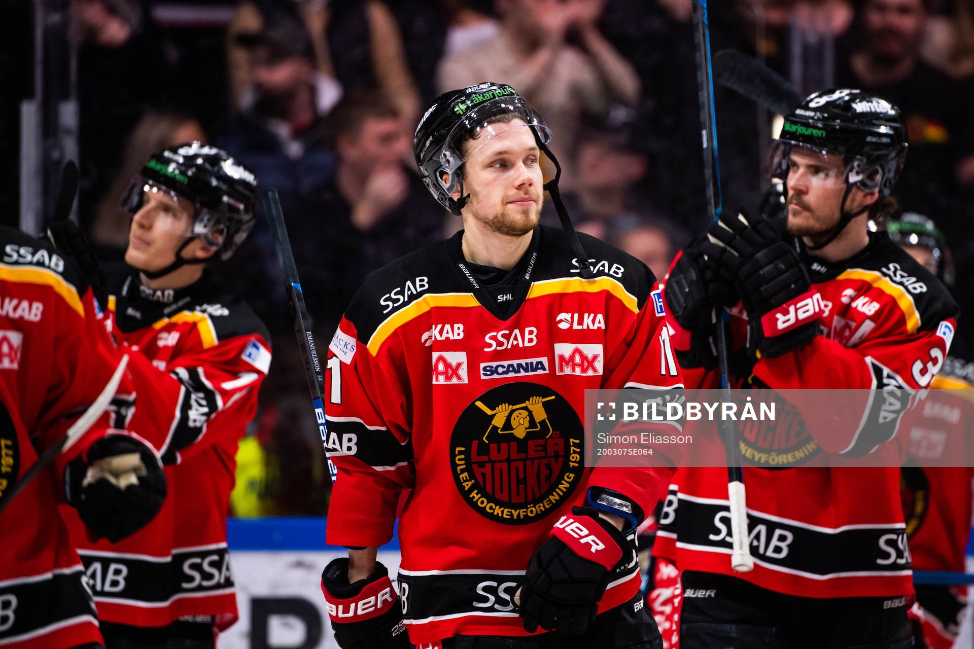 Luleås Petter Emanuelsson jublar
