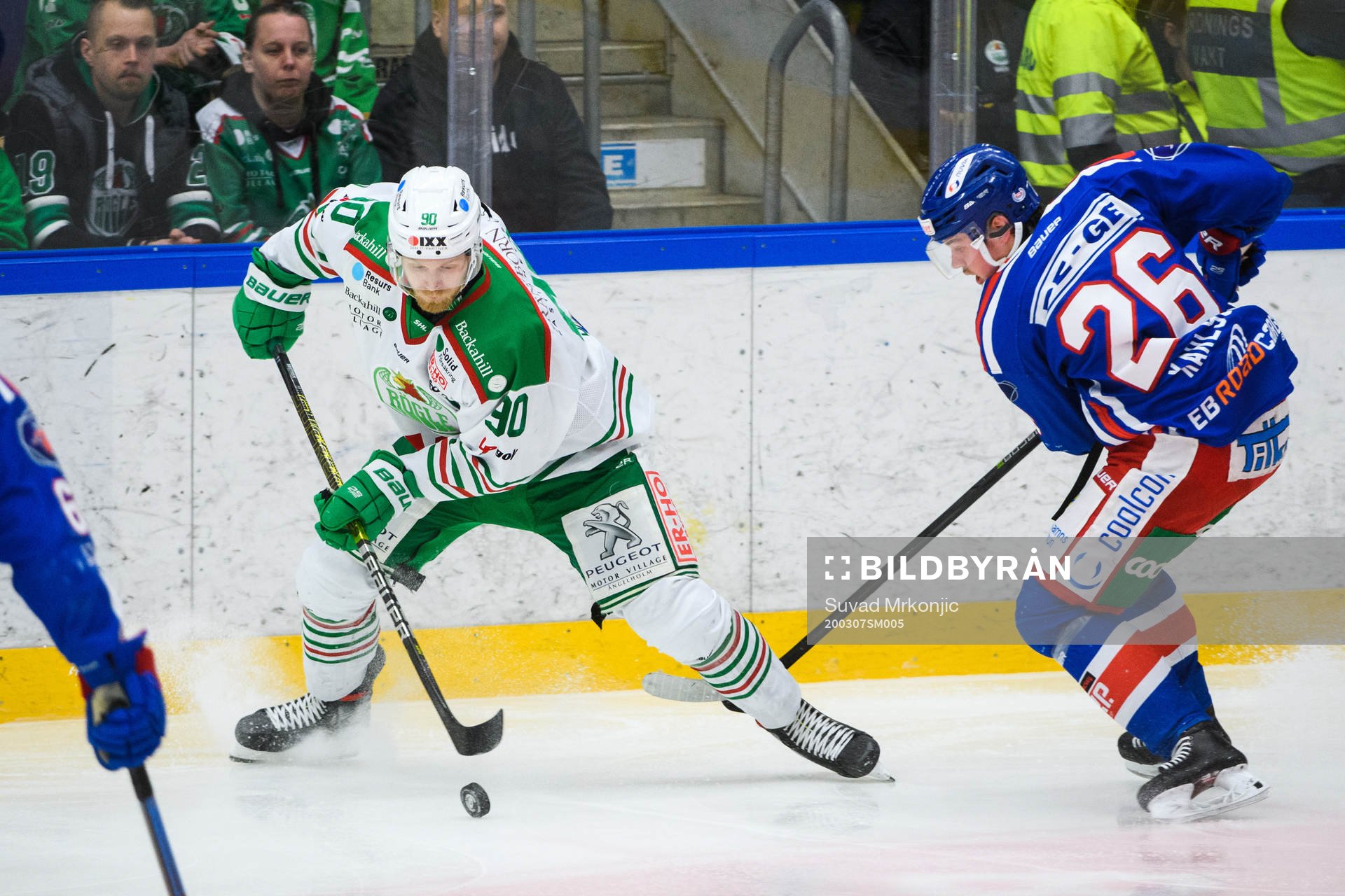 Rögles Ted Brithén och Oskarshamns Filip Karlsson