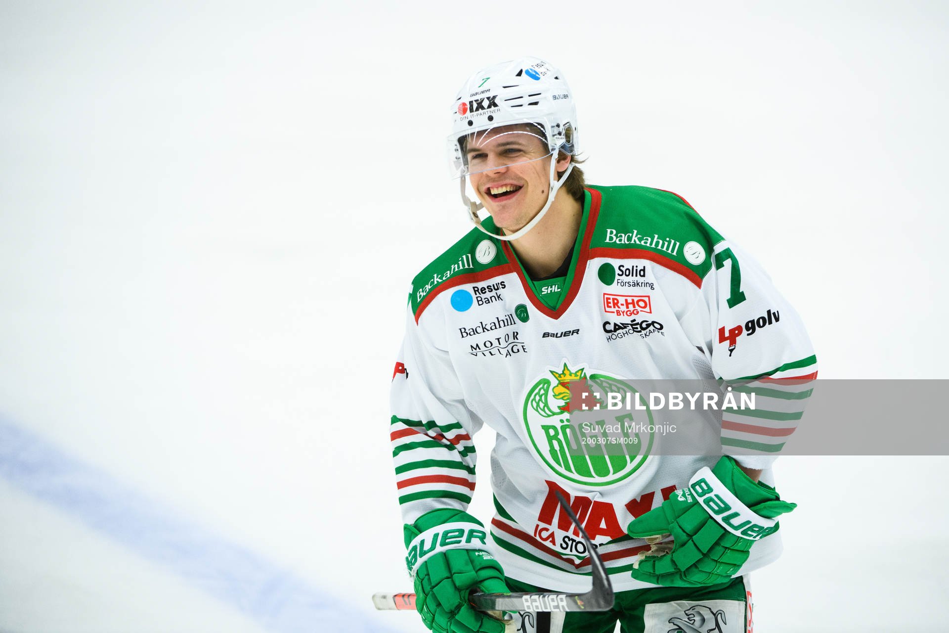 Rögles Erlend Lesund jublar
