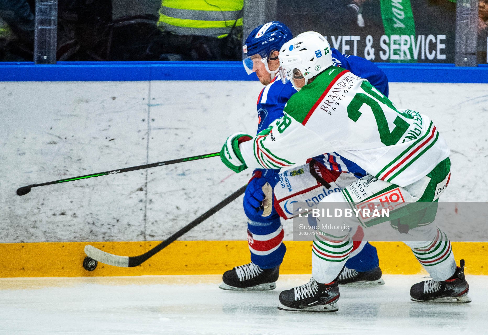 Oskarshamns Filip Karlsson och Rögles Anton Bengtsson