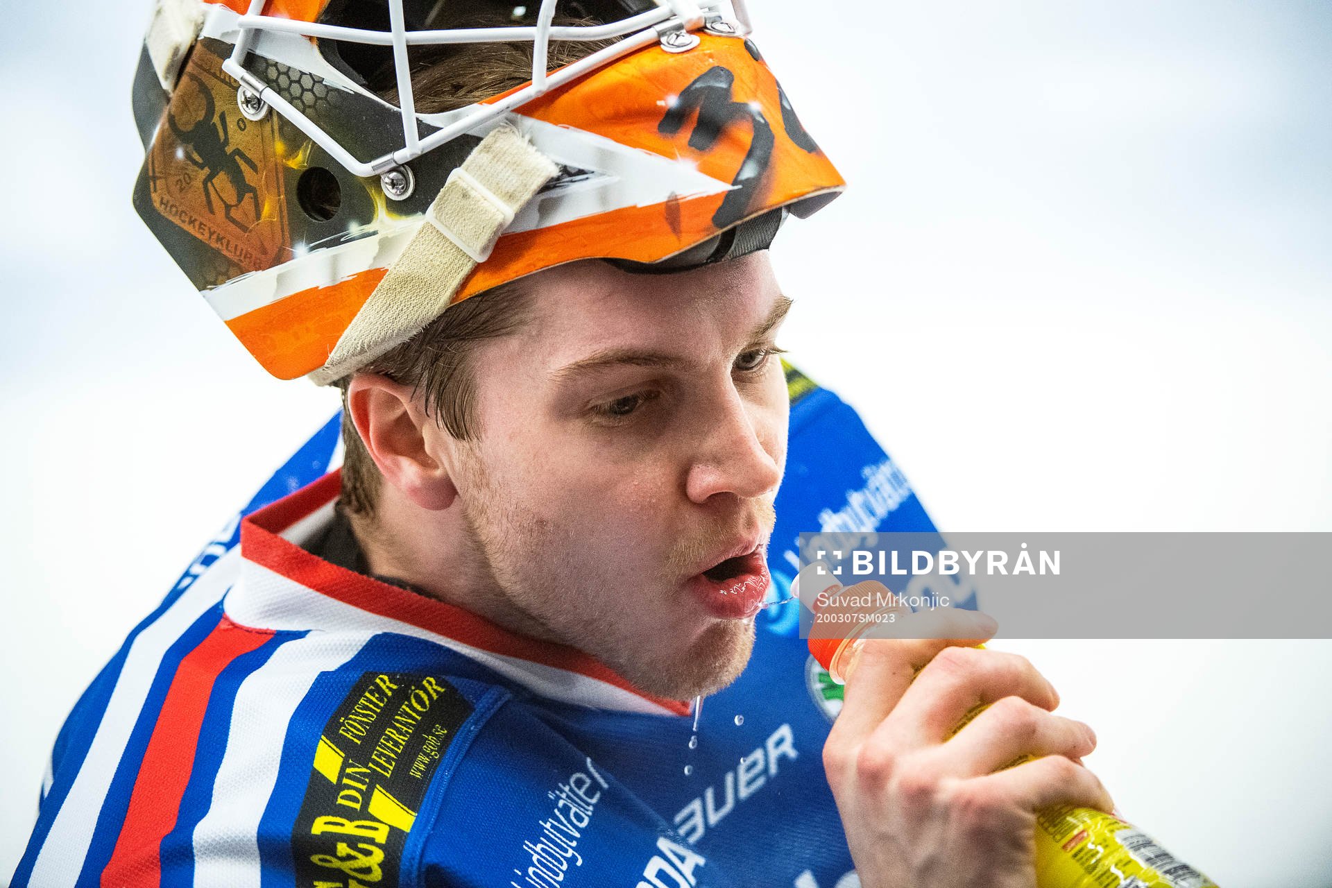 Oskarshamns målvakt Marcus Hellgren