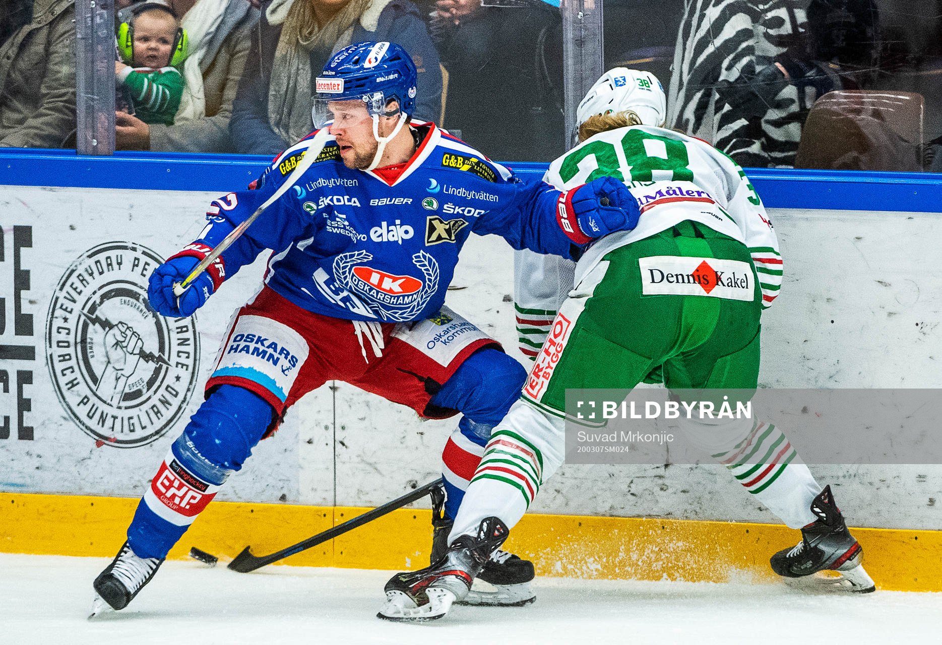 Oskarshamns Filip Karlsson och Rögles Erik Andersson