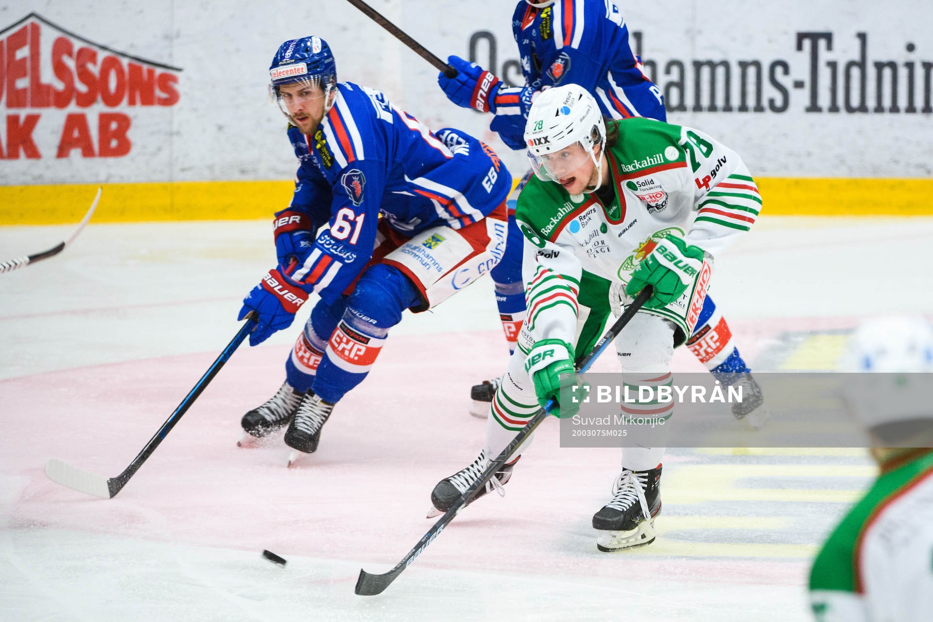 Oskarshamns Emil Wahlberg och Rögles Dominik Bokk
