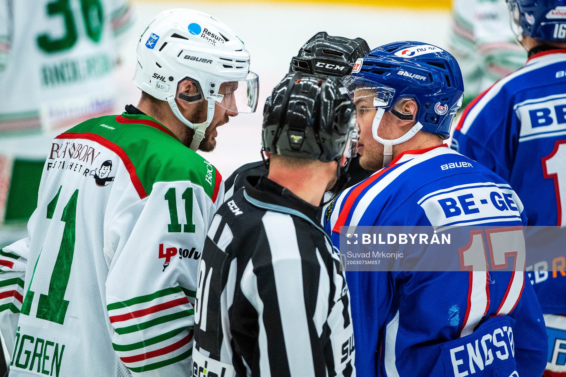 Oskarshamns Jonas Engström och Rögles Mattias Sjögren