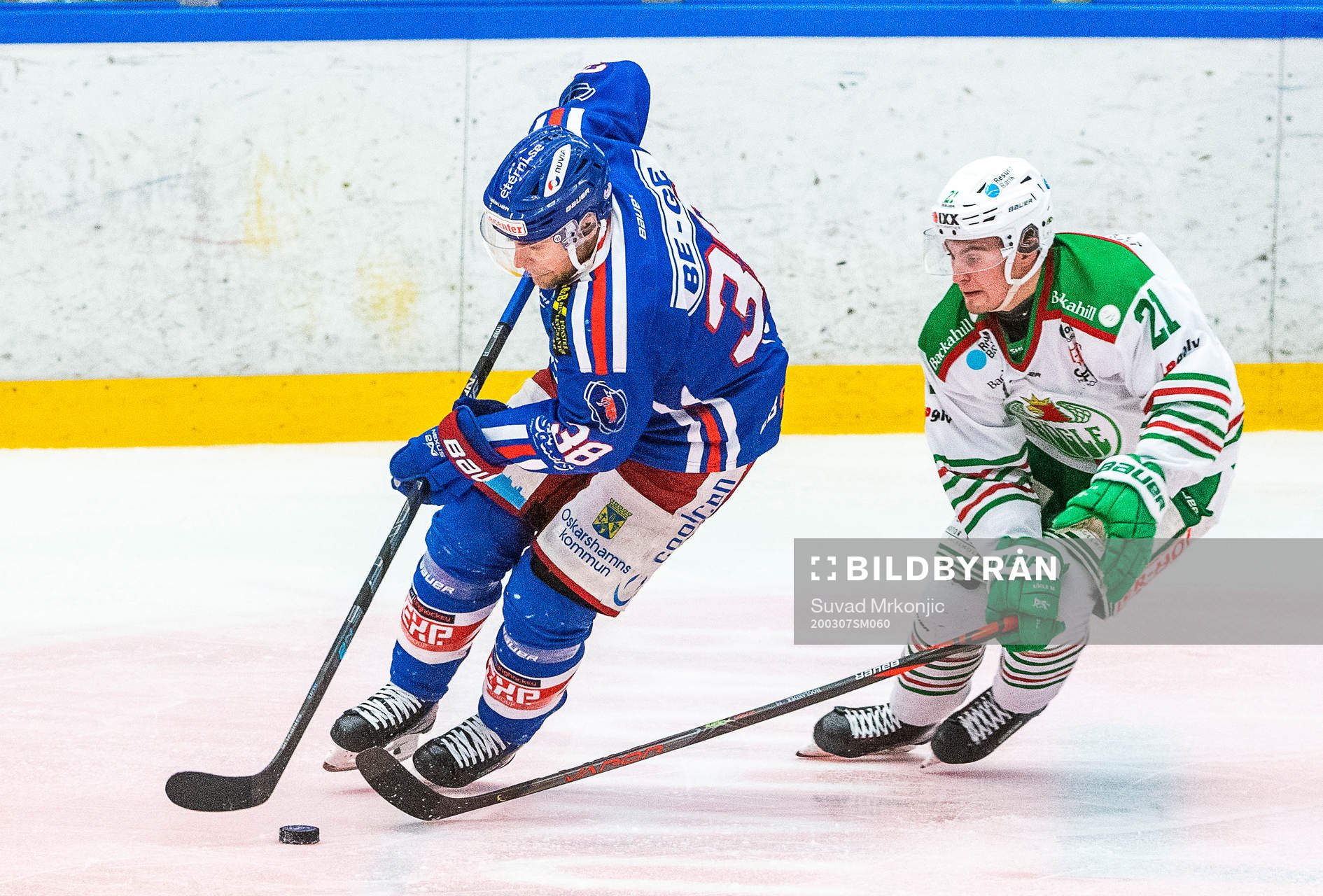 Oskarshamns Nichlas Torp och Rögles Nils Höglander