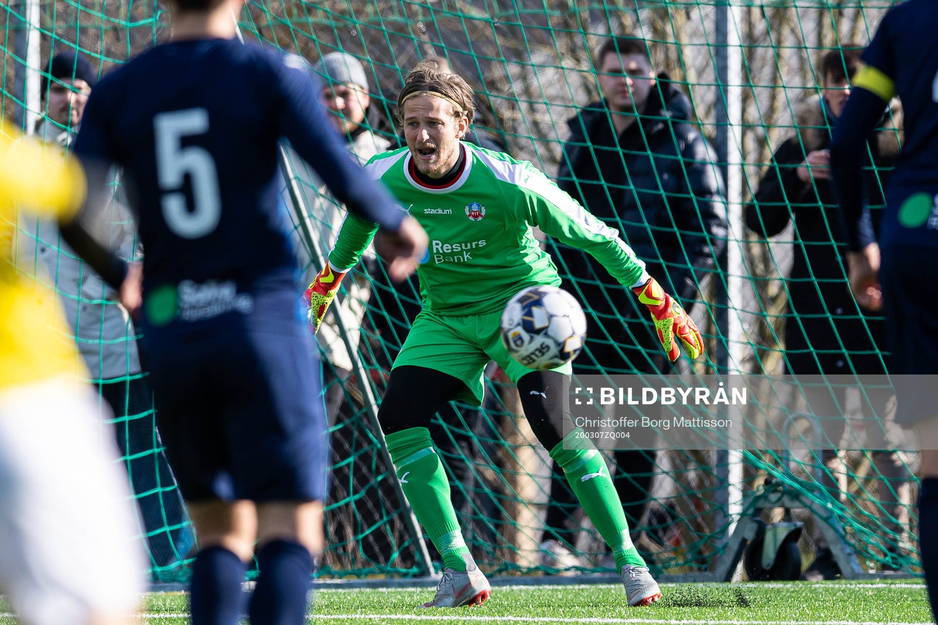 Helsingborgs målvakt Anders Lindegaard